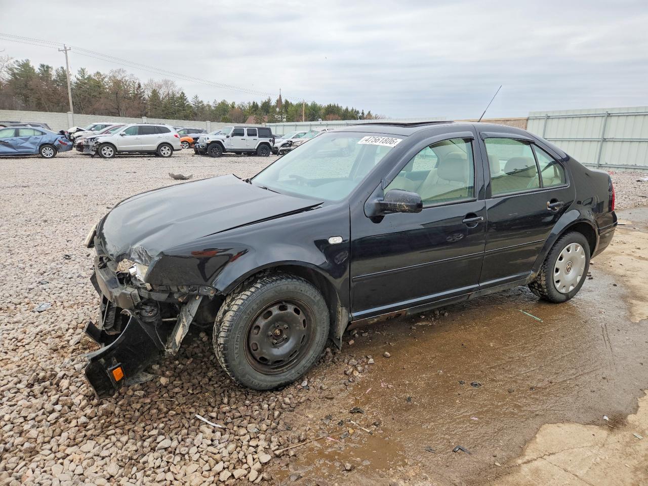 2000 Volkswagen Jetta Gl Tdi Black vin: 3VWRF29M2YM198013