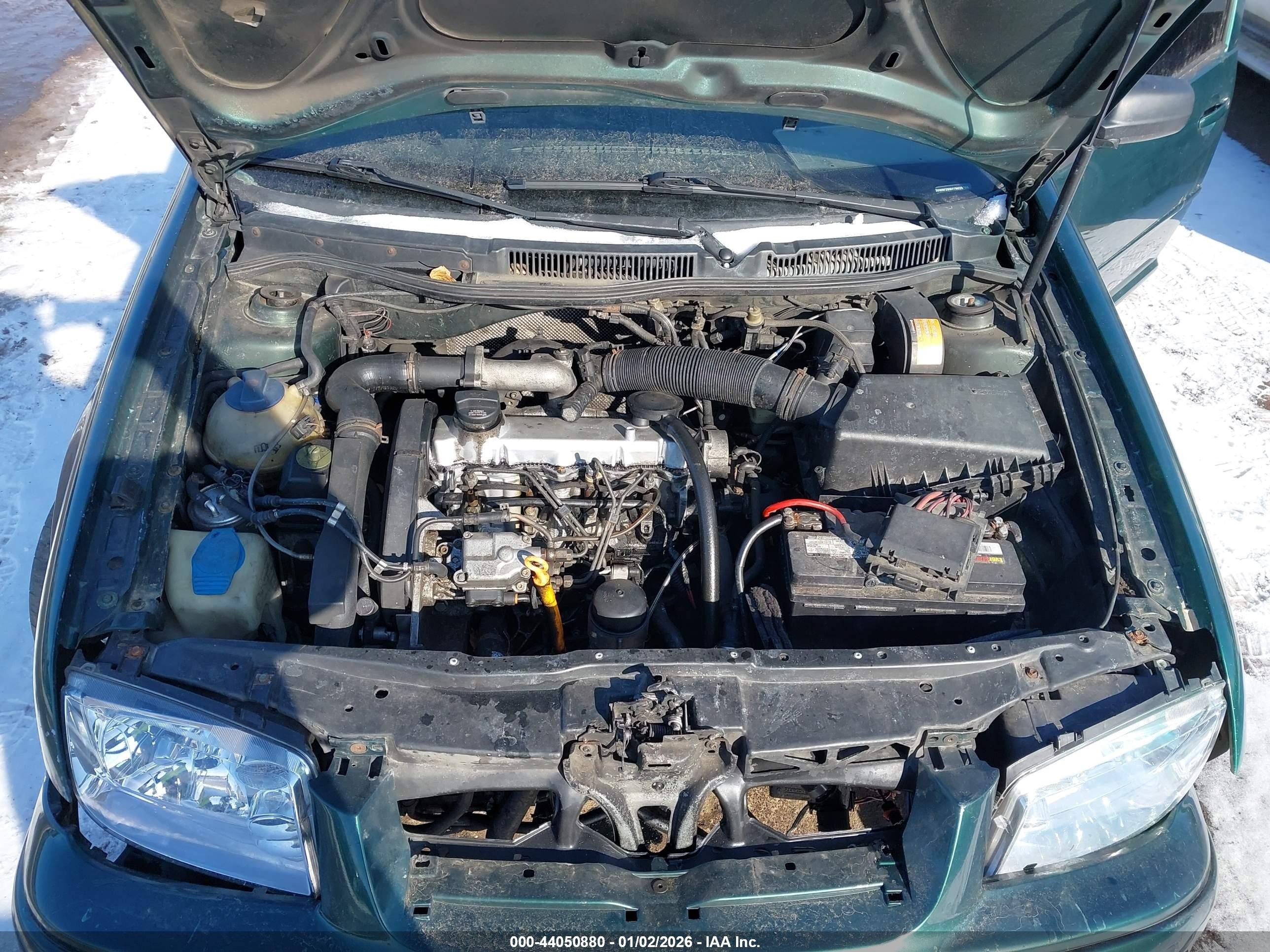 2000 Volkswagen Jetta Gl Tdi Green vin: 3VWRF29M4YM025755