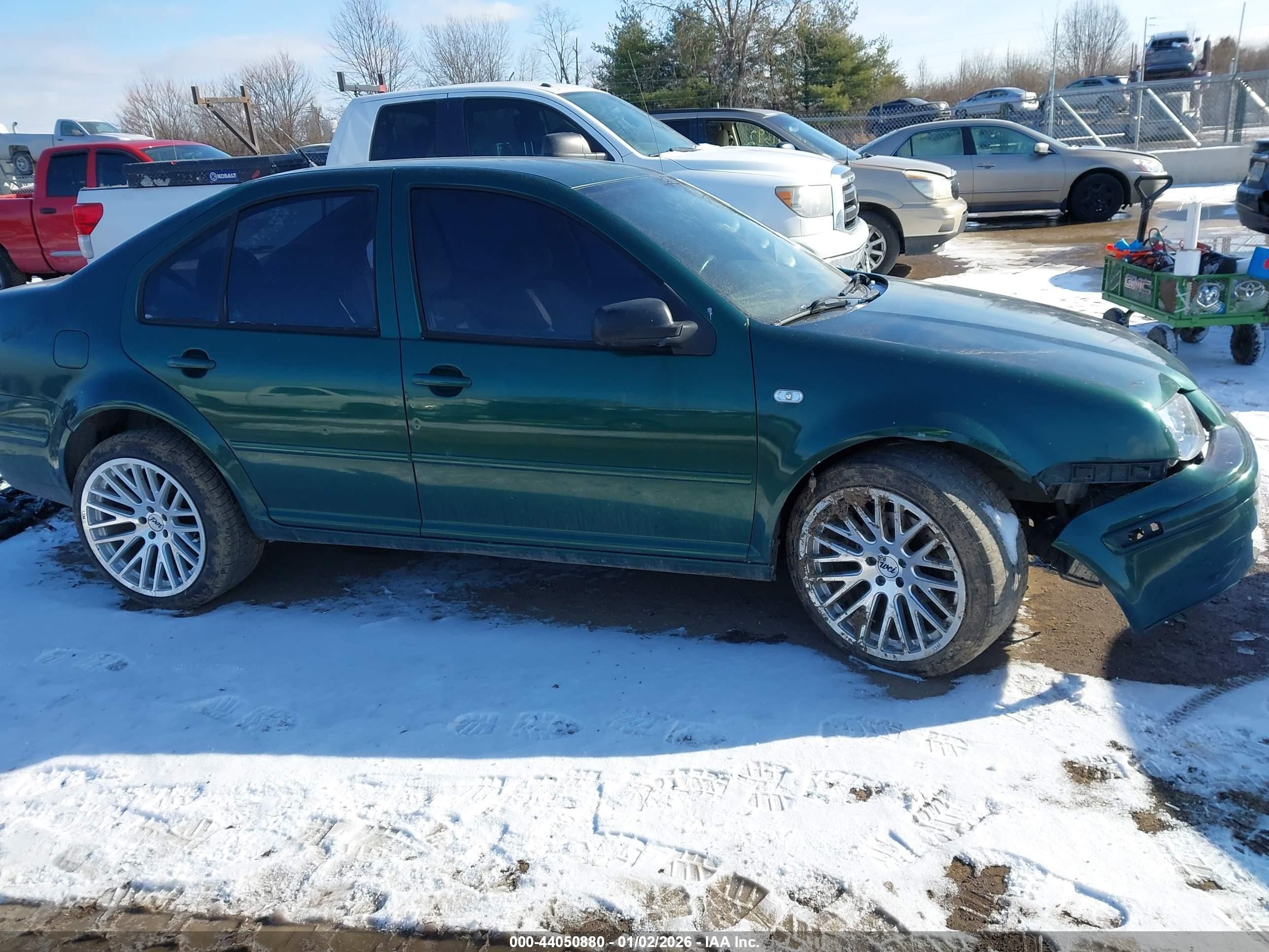 2000 Volkswagen Jetta Gl Tdi Green vin: 3VWRF29M4YM025755
