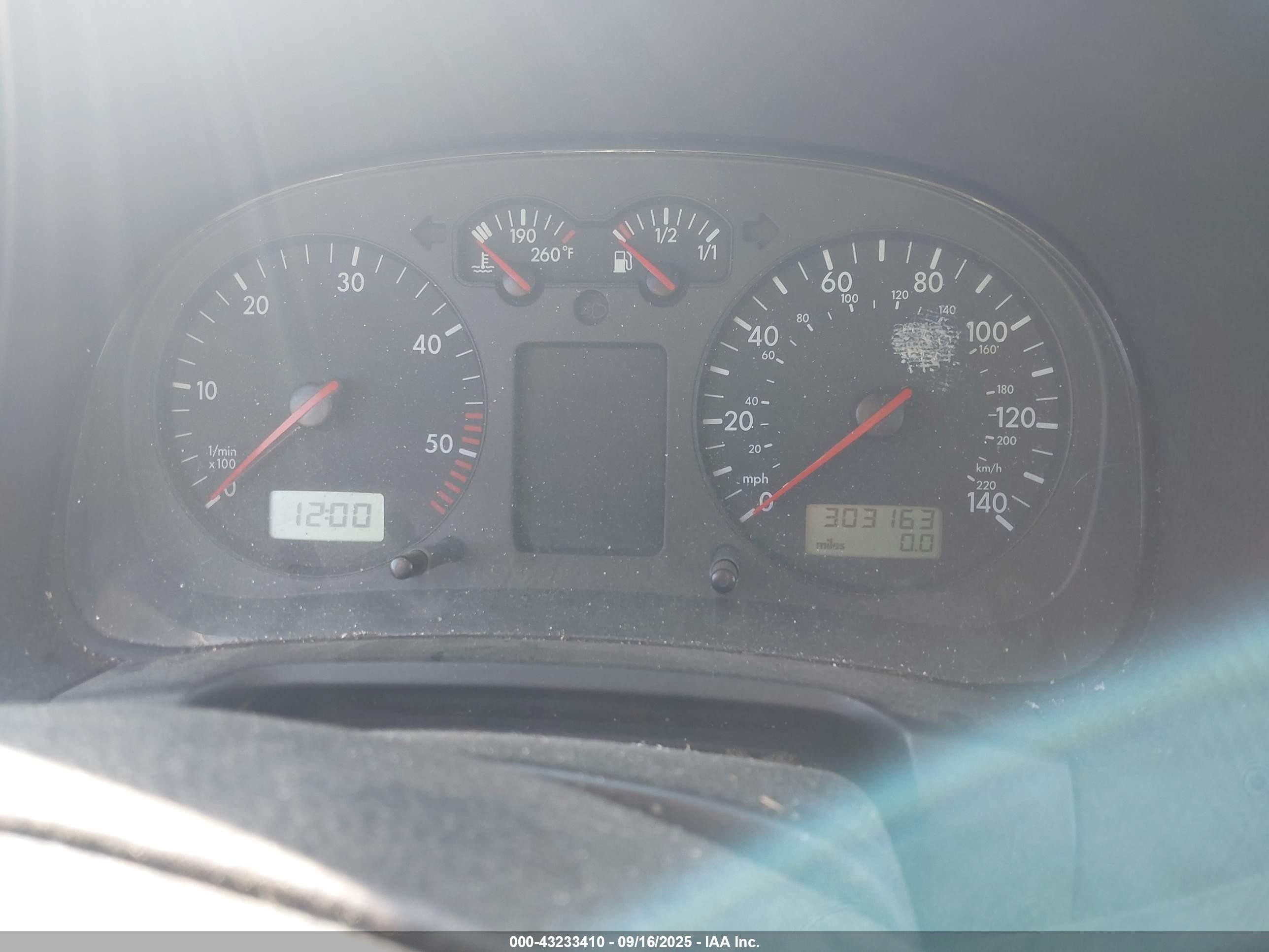2000 Volkswagen Jetta Gl Tdi Черный vin: 3VWRF29M4YM088631