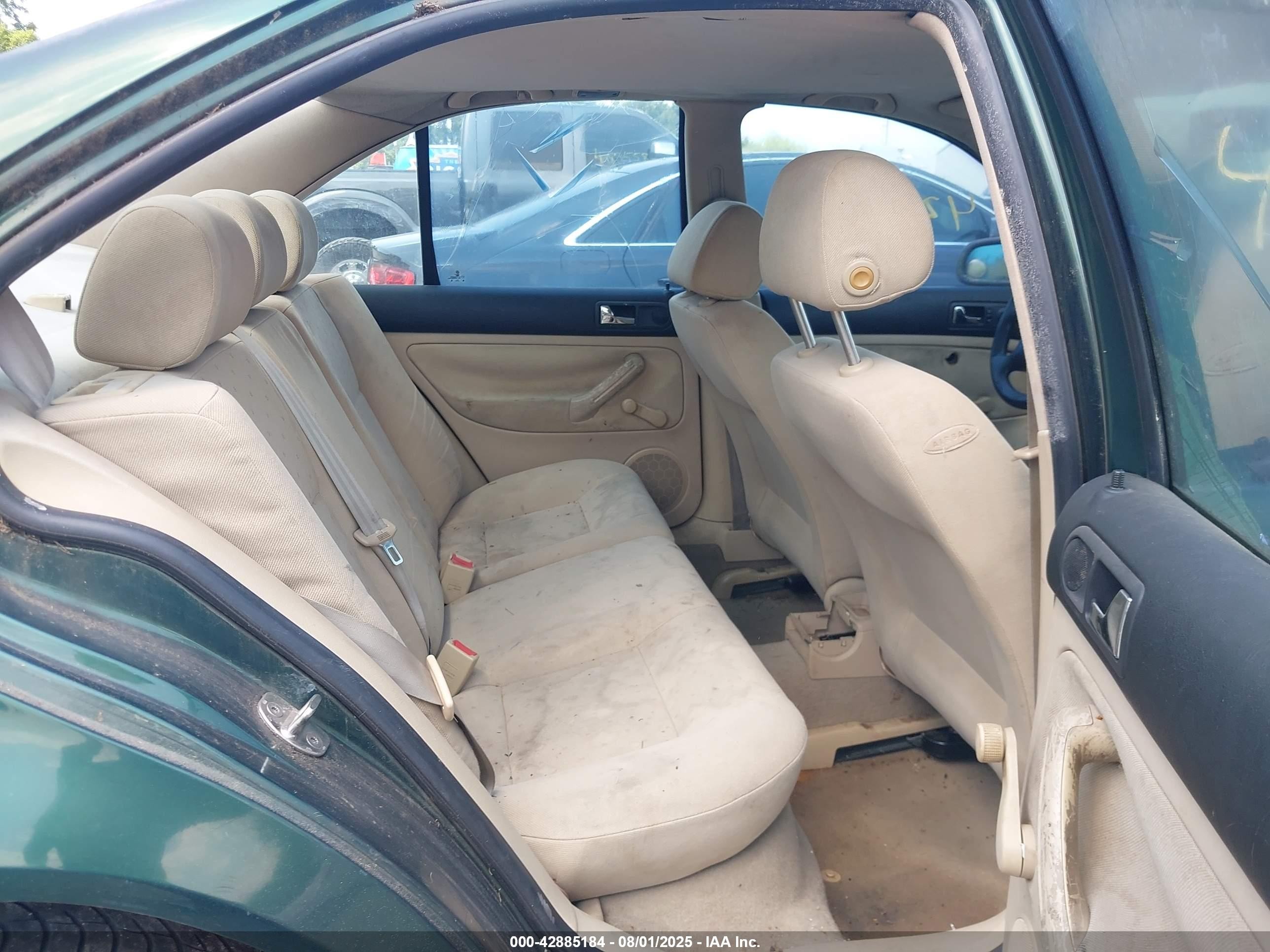1999 Volkswagen Jetta Gl Tdi Зеленый vin: 3VWRF29M6XM062675