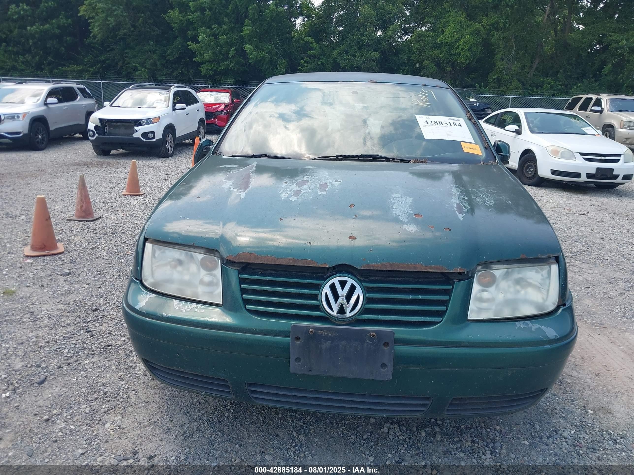 1999 Volkswagen Jetta Gl Tdi Зеленый vin: 3VWRF29M6XM062675