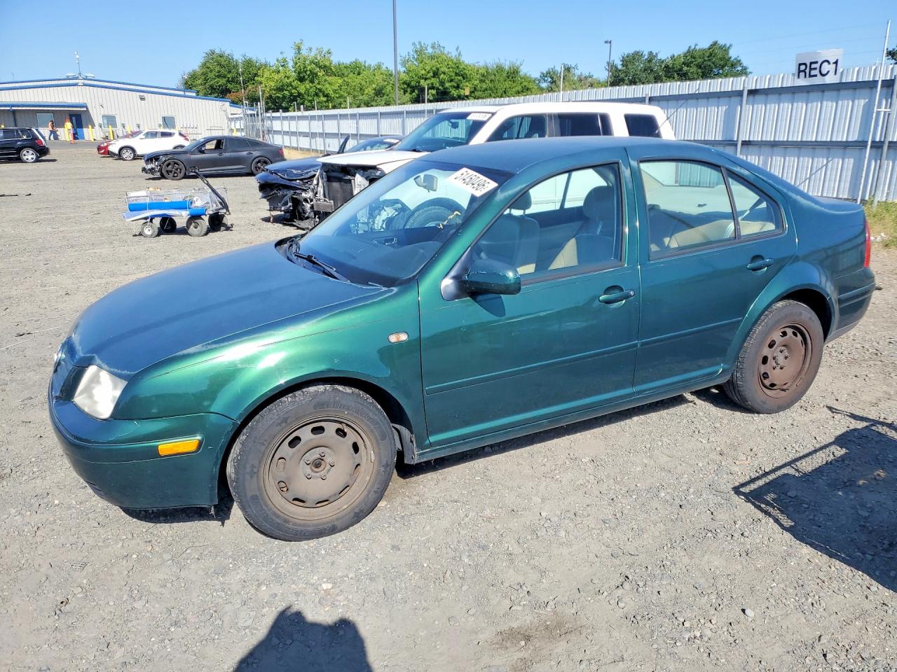 1999 Volkswagen Jetta Gl Tdi Green vin: 3VWRF29M6XM062871