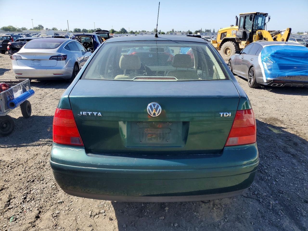 1999 Volkswagen Jetta Gl Tdi Green vin: 3VWRF29M6XM062871