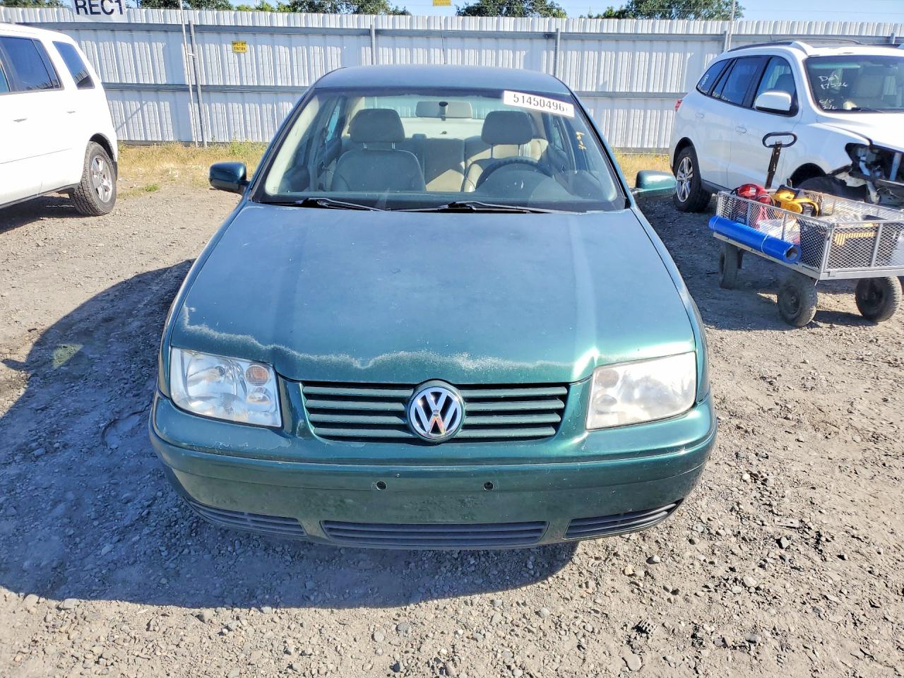 1999 Volkswagen Jetta Gl Tdi Green vin: 3VWRF29M6XM062871