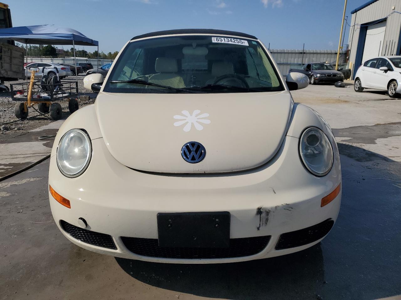 2008 Volkswagen New Beetle Convertible Se Cream vin: 3VWRF31Y08M409844