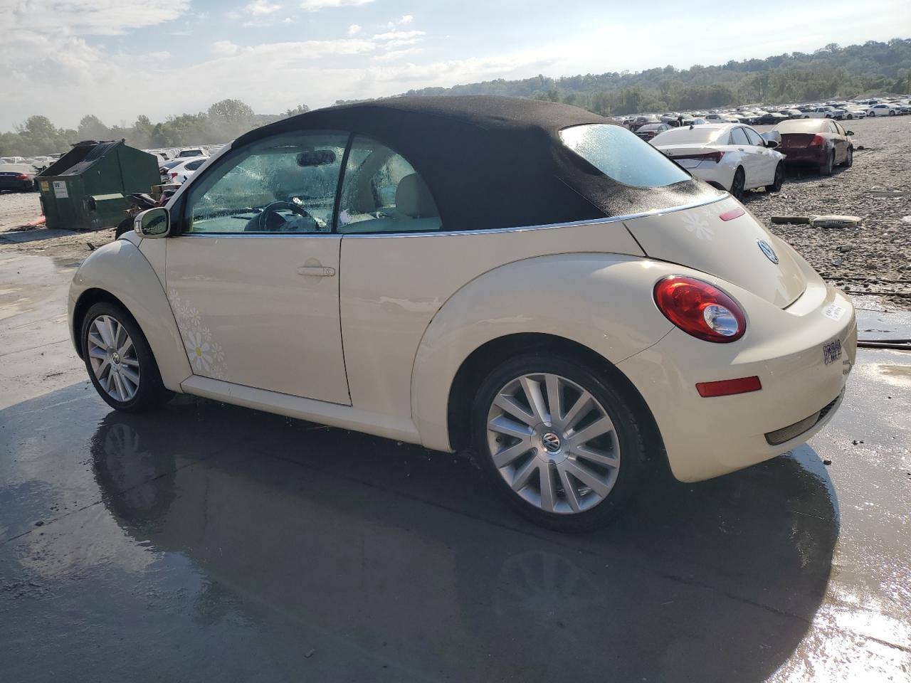 2008 Volkswagen New Beetle Convertible Se Cream vin: 3VWRF31Y08M409844