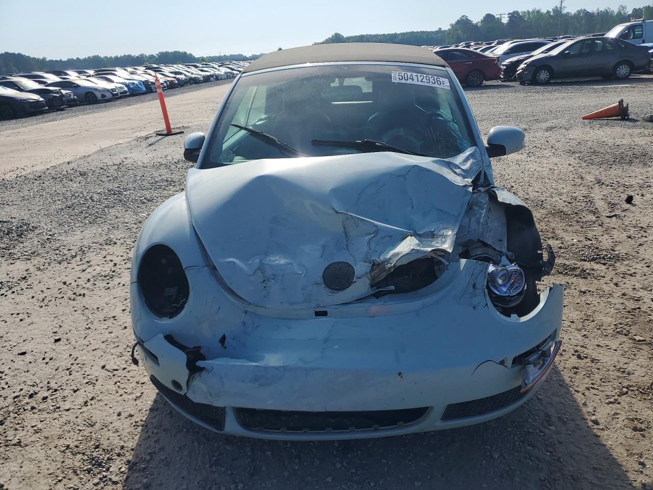 2006 Volkswagen New Beetle Convertible Option Package 1 Blue vin: 3VWRF31Y16M328641