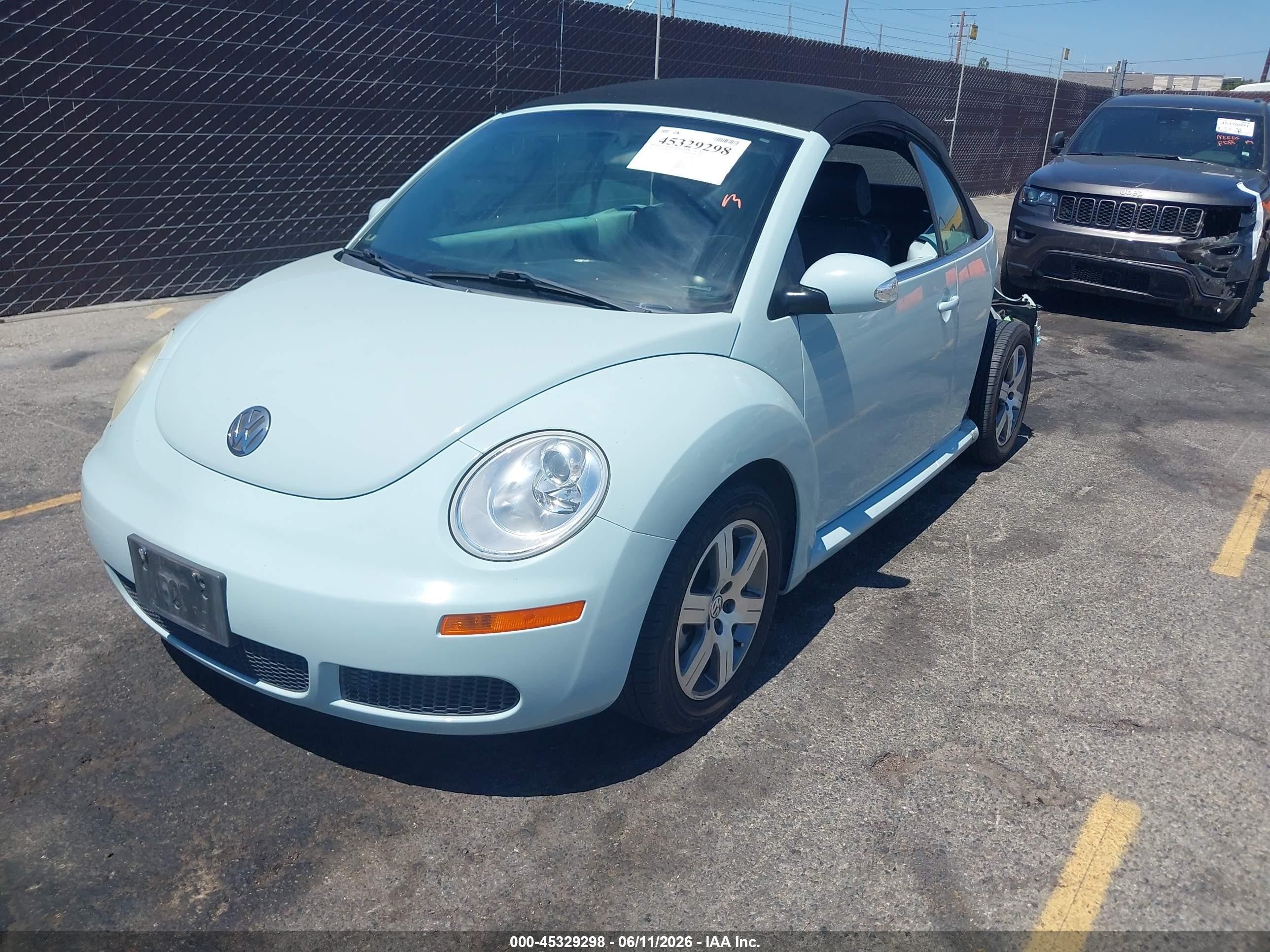 2006 Volkswagen New Beetle 2.5 Turquoise vin: 3VWRF31Y26M306986