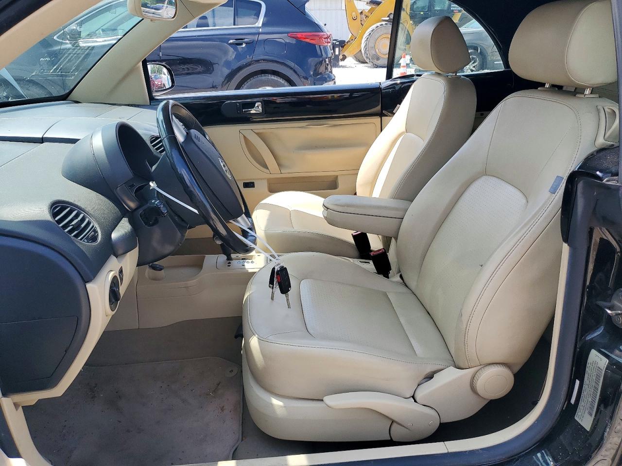 2008 Volkswagen New Beetle Convertible Se Black vin: 3VWRF31Y28M419954