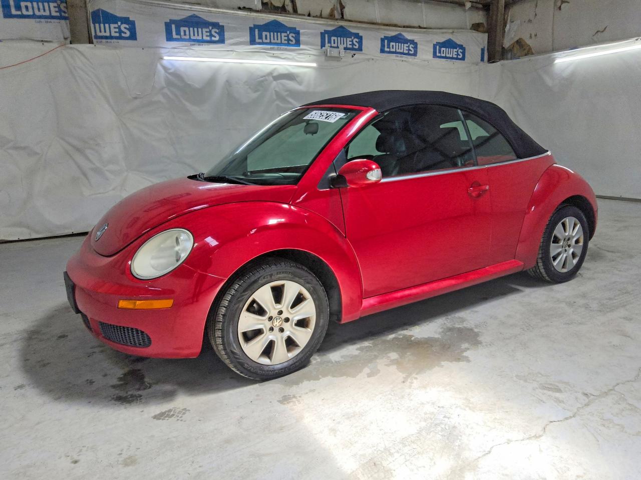 2009 Volkswagen New Beetle S Red vin: 3VWRF31Y29M408762