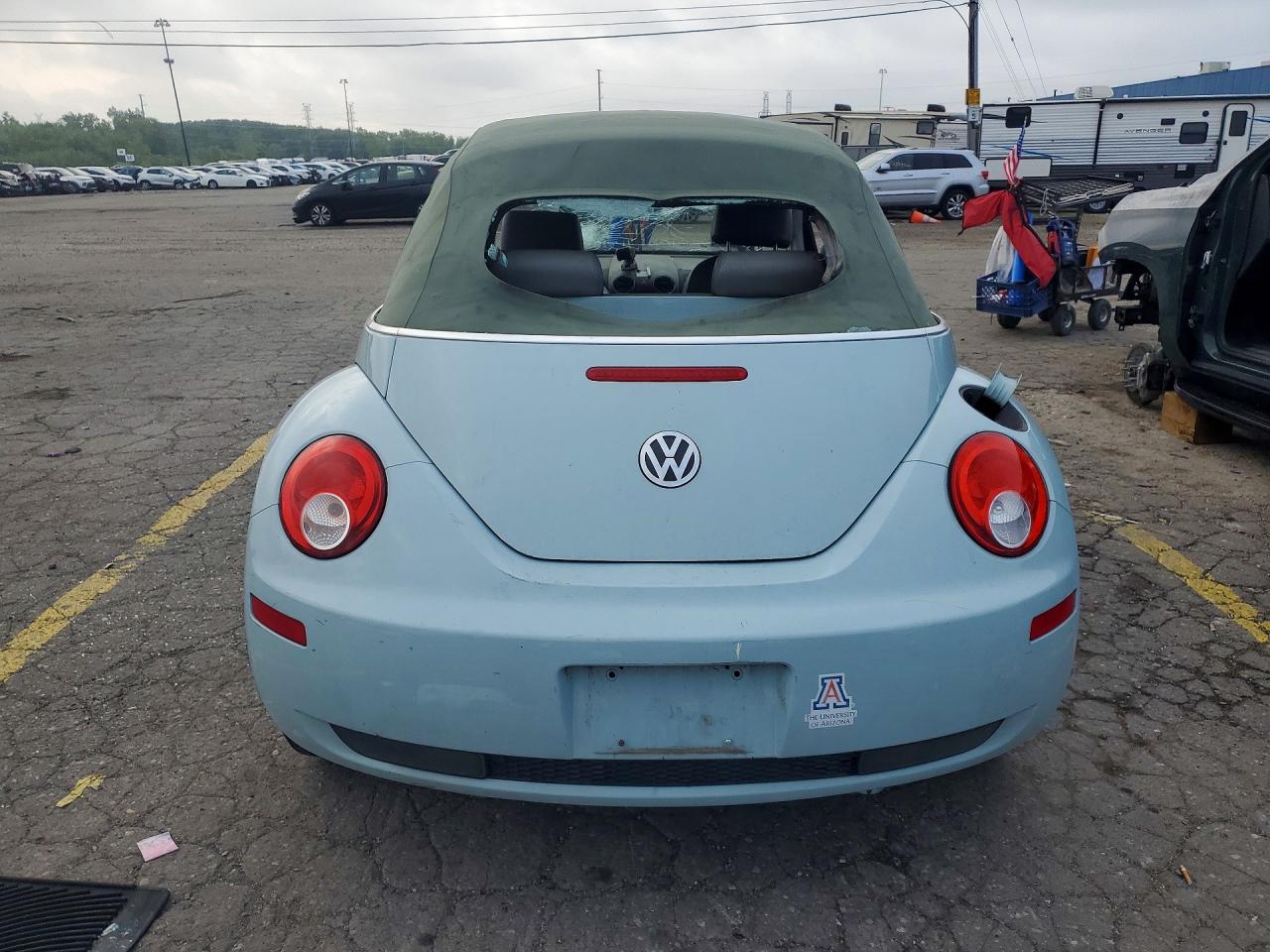 2006 Volkswagen New Beetle Convertible Option Package 1 Turquoise vin: 3VWRF31Y36M307354