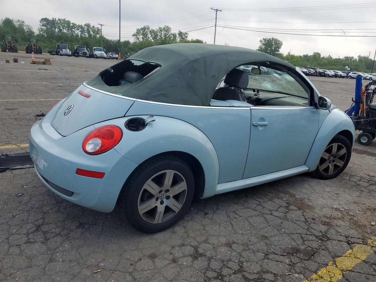 2006 Volkswagen New Beetle Convertible Option Package 1 Turquoise vin: 3VWRF31Y36M307354