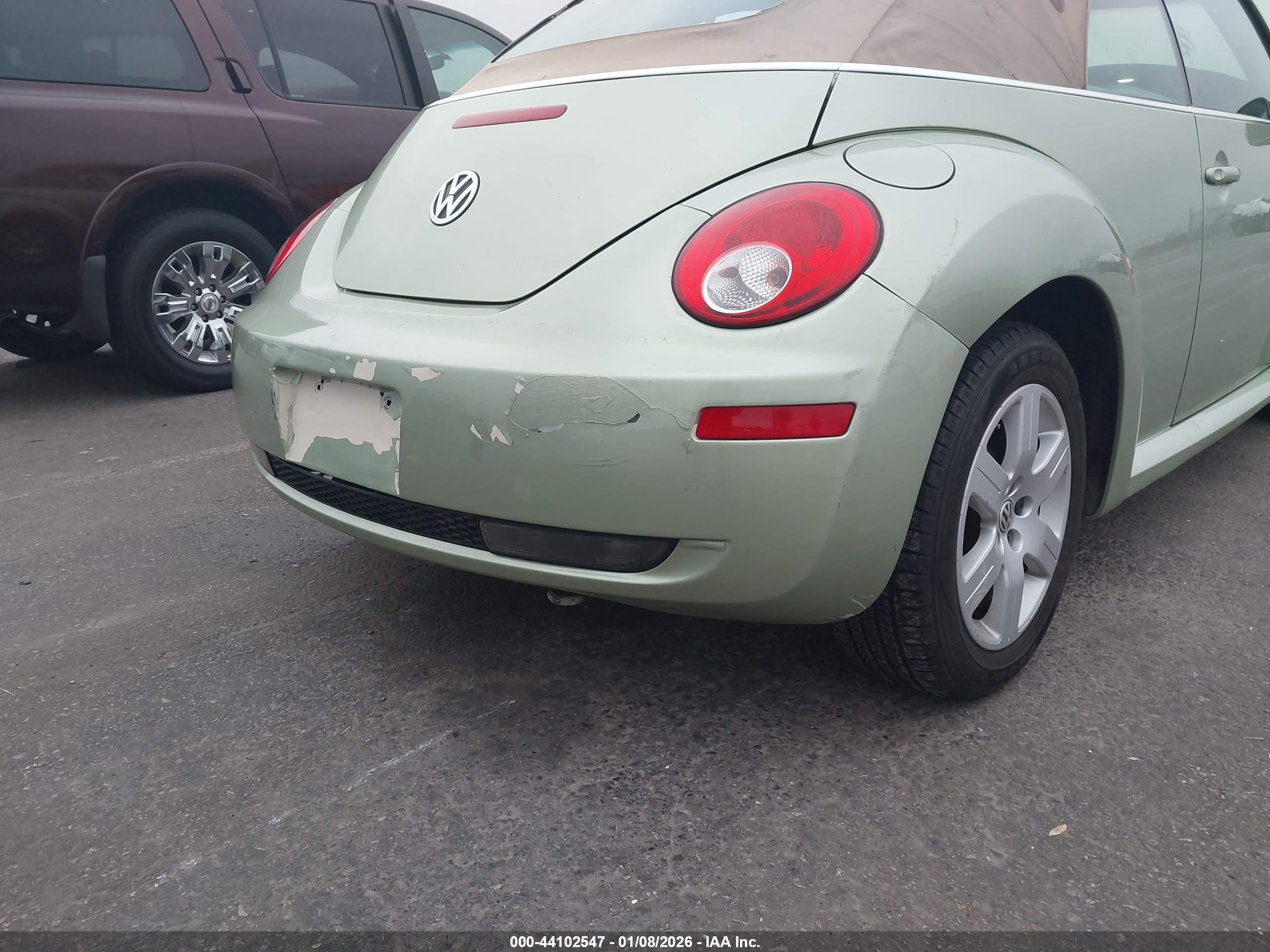 2007 Volkswagen New Beetle 2.5 Green vin: 3VWRF31Y37M413756