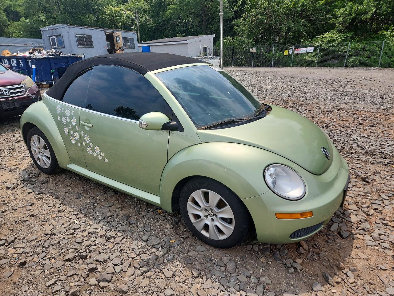 2009 Volkswagen New Beetle S Green vin: 3VWRF31Y39M406390