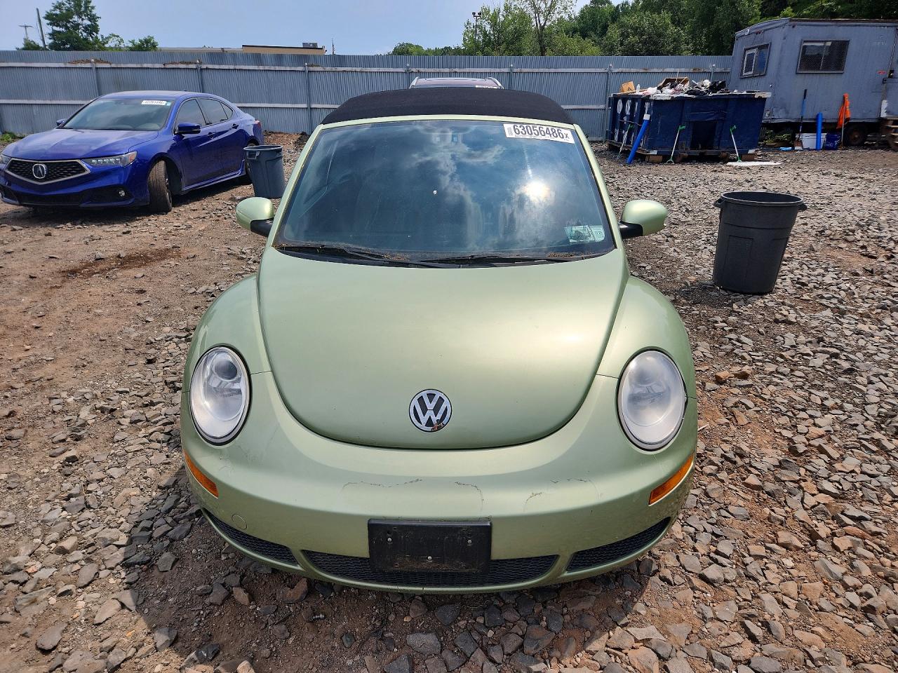 2009 Volkswagen New Beetle S Green vin: 3VWRF31Y39M406390