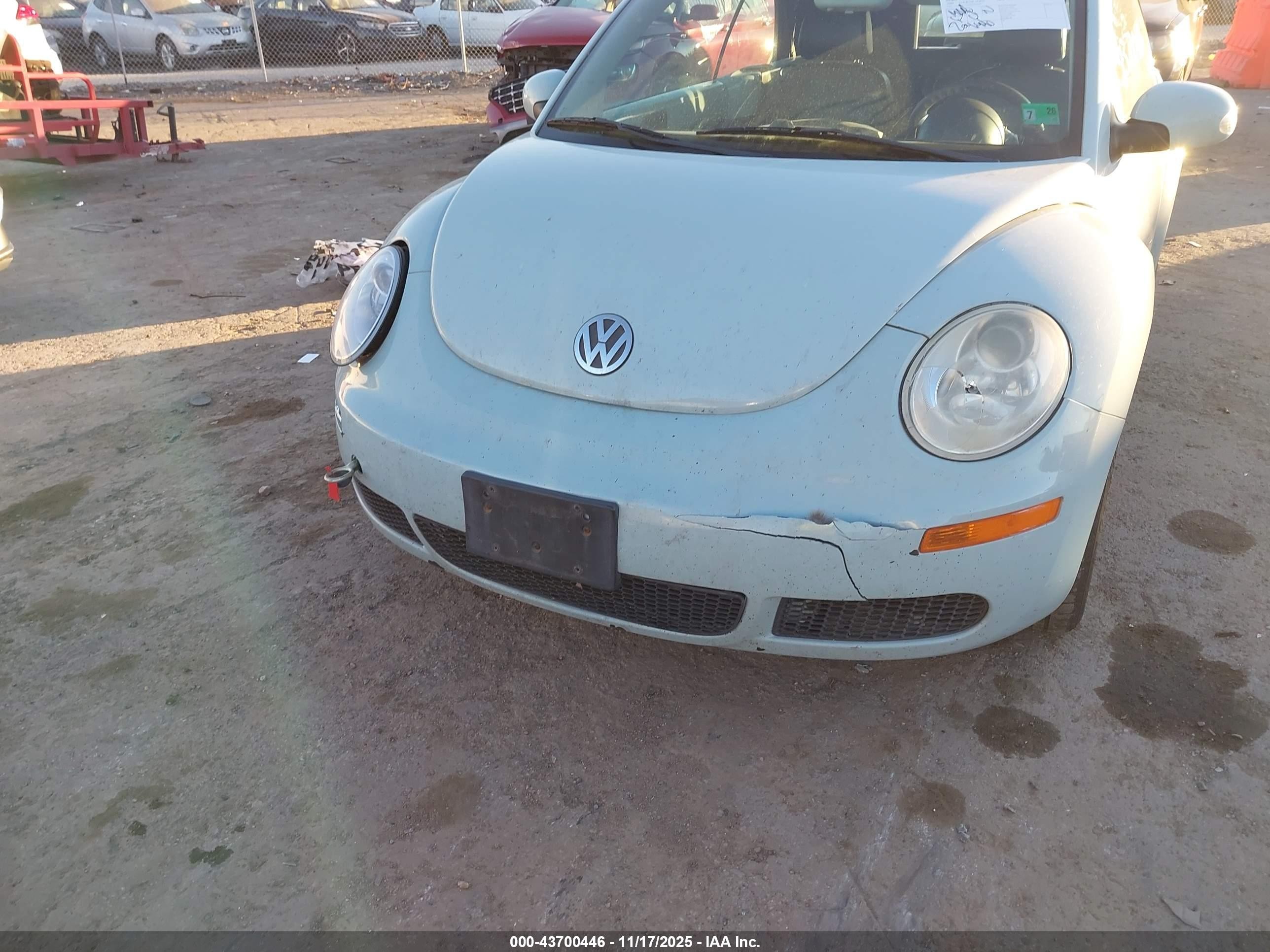 2006 Volkswagen New Beetle 2.5 Light Blue vin: 3VWRF31Y46M307699