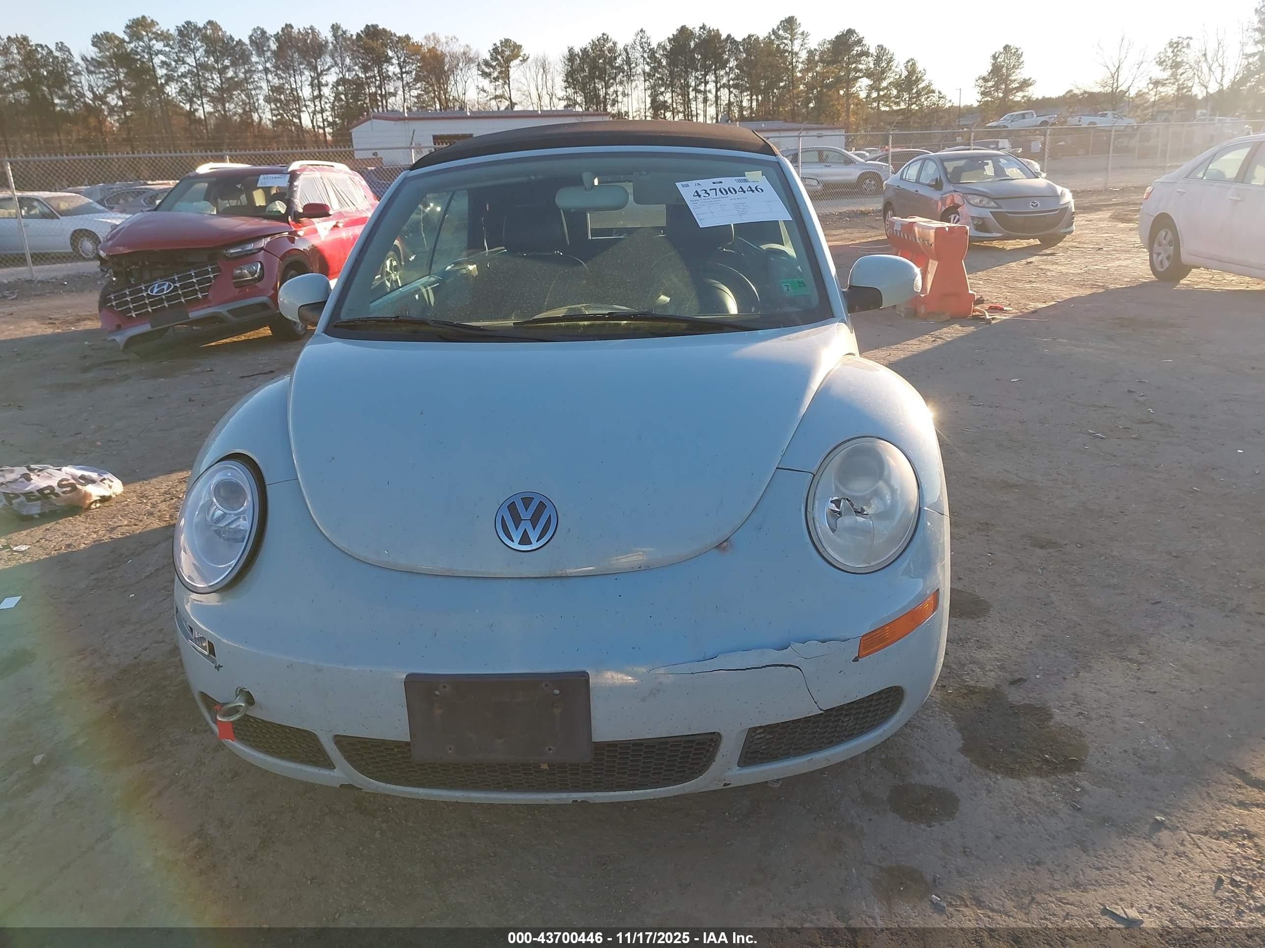 2006 Volkswagen New Beetle 2.5 Light Blue vin: 3VWRF31Y46M307699