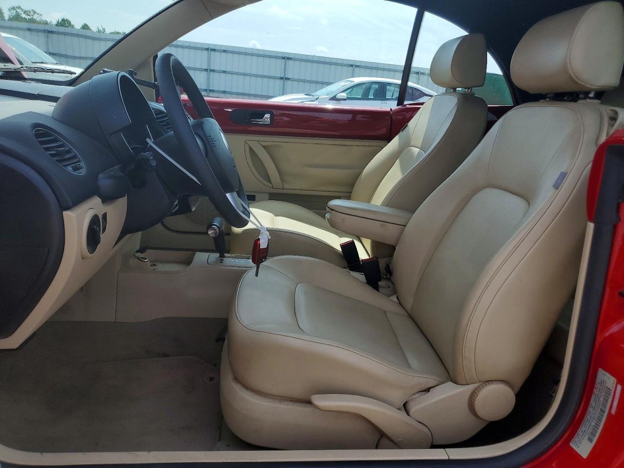 2007 Volkswagen New Beetle Convertible Option Package 1 Красный vin: 3VWRF31Y47M420618