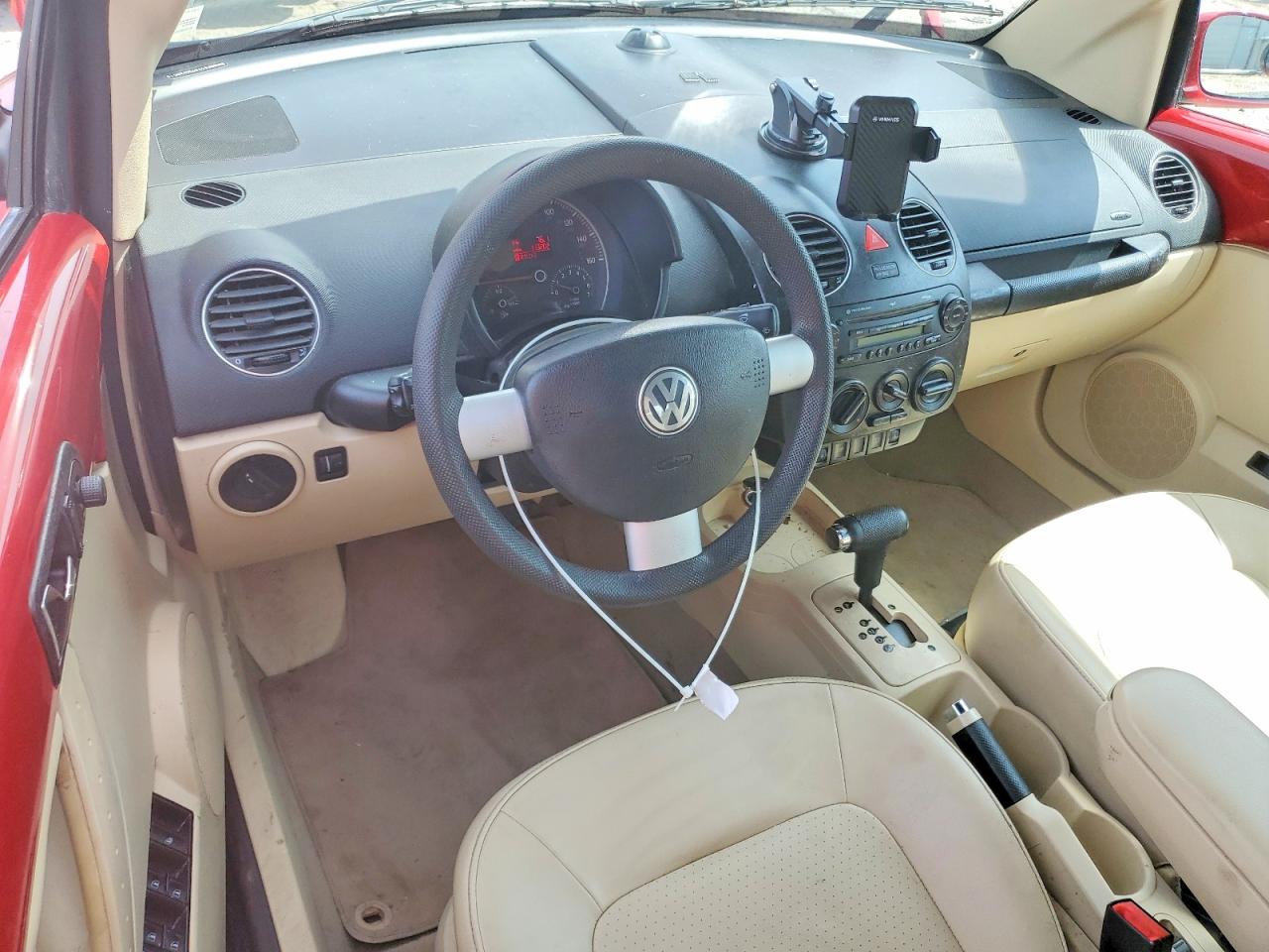 2007 Volkswagen New Beetle Convertible Option Package 1 Красный vin: 3VWRF31Y47M420618