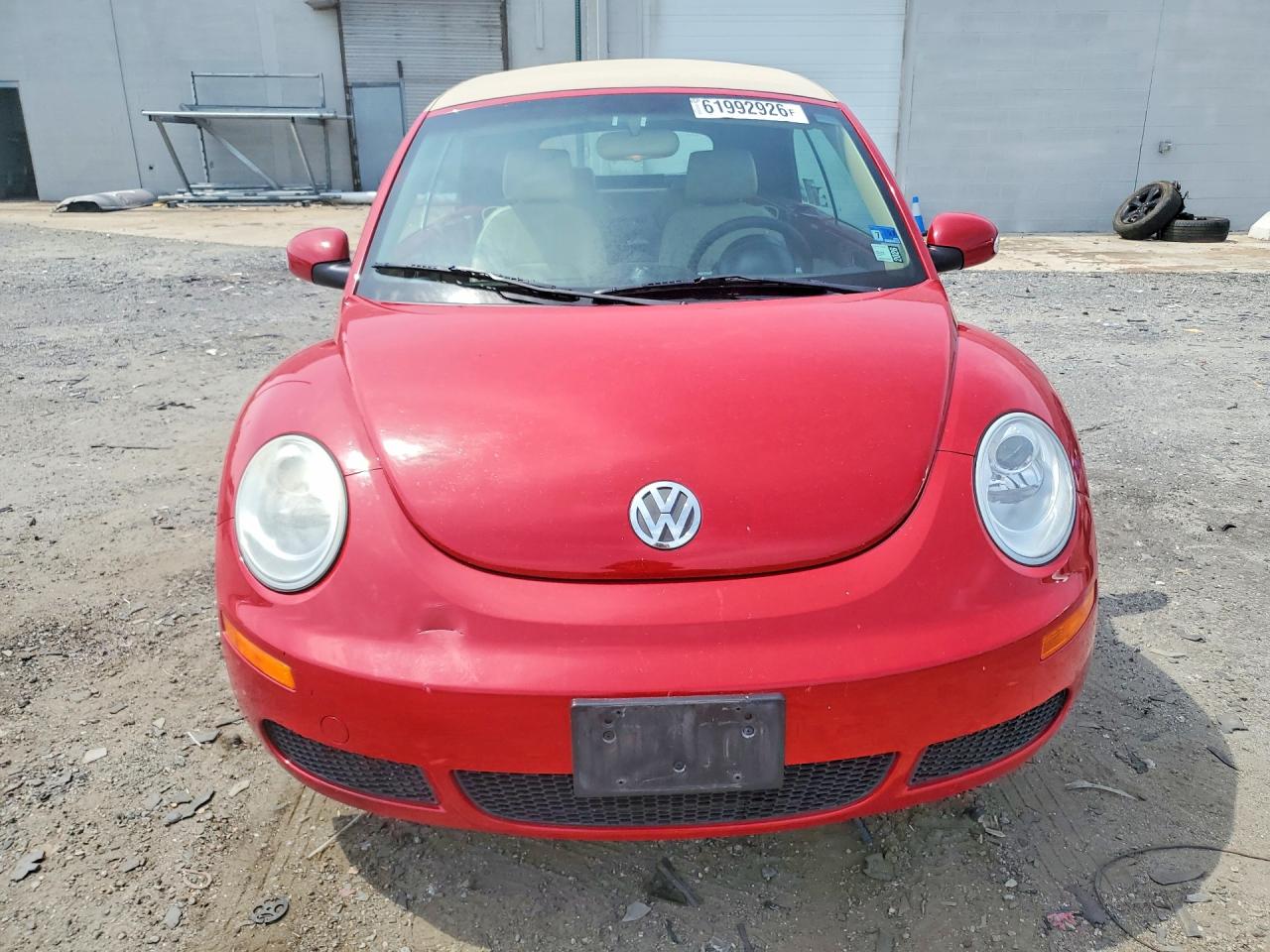 2007 Volkswagen New Beetle Convertible Option Package 1 Красный vin: 3VWRF31Y47M420618