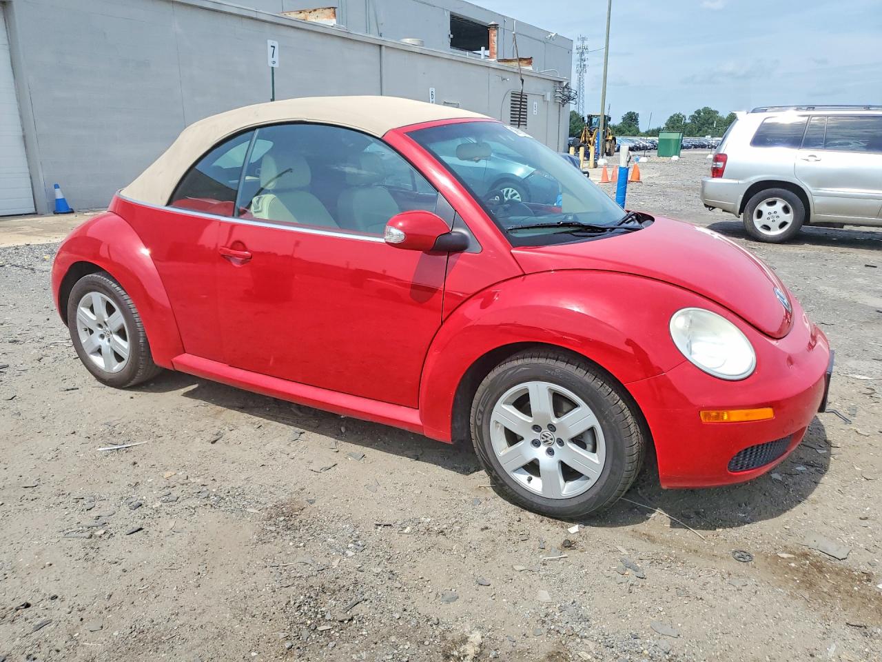 2007 Volkswagen New Beetle Convertible Option Package 1 Красный vin: 3VWRF31Y47M420618