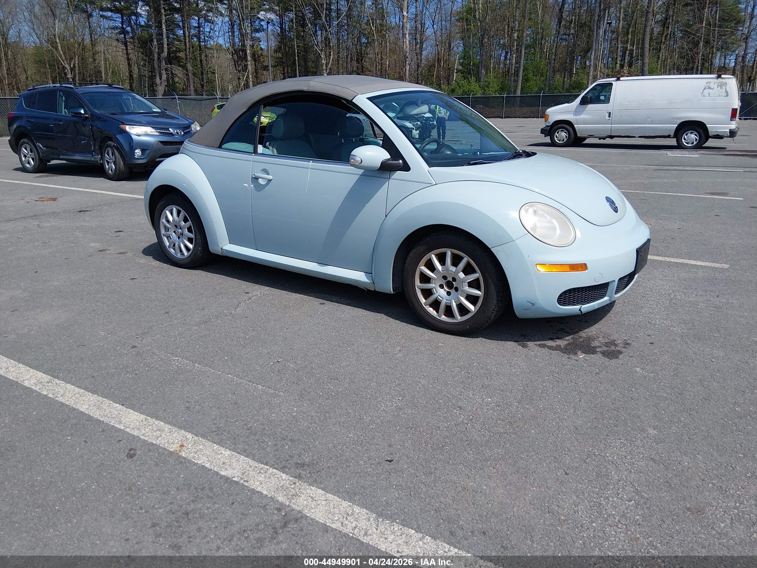 2006 Volkswagen New Beetle 2.5 Синий vin: 3VWRF31Y56M319070