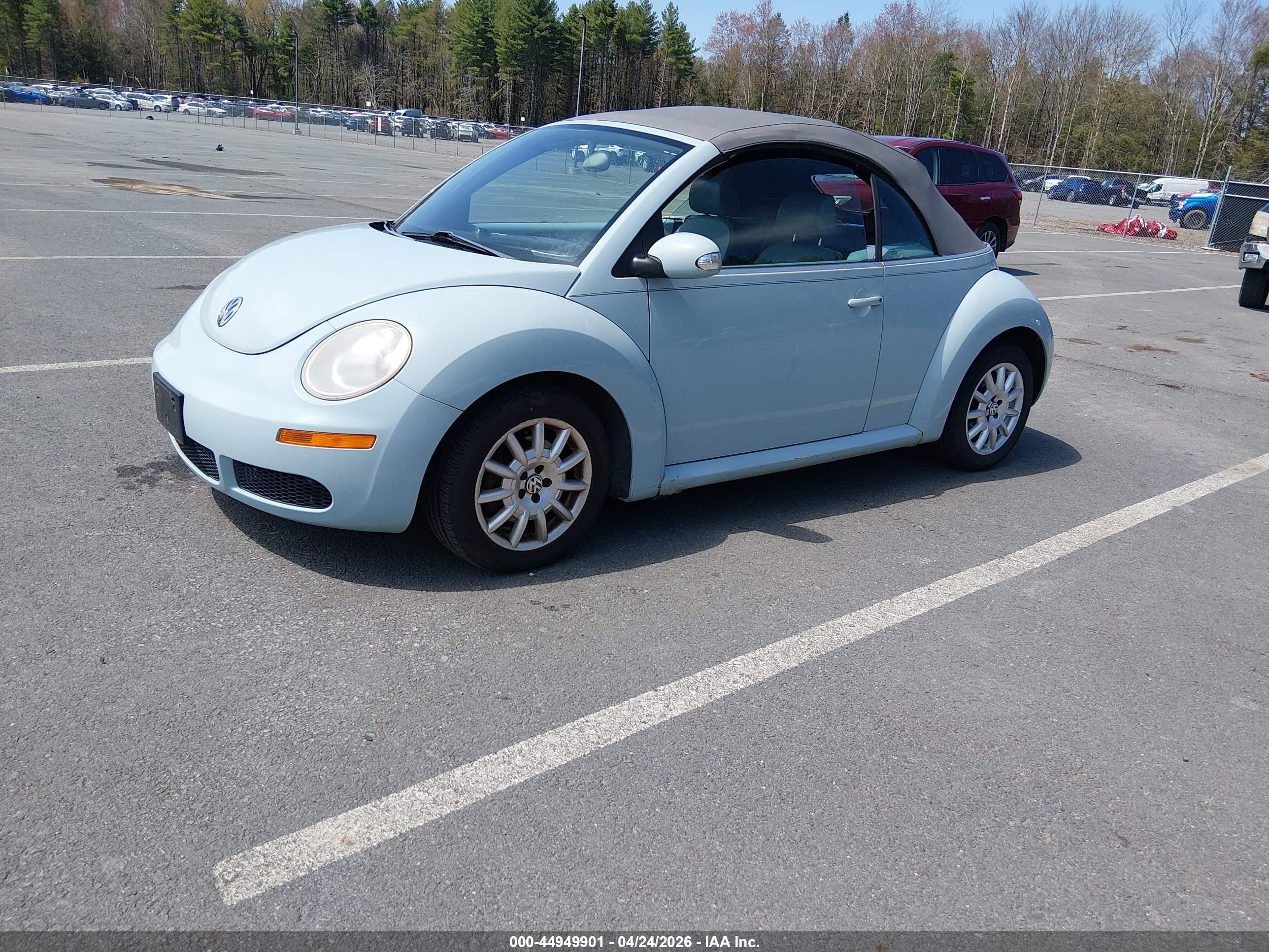 2006 Volkswagen New Beetle 2.5 Синий vin: 3VWRF31Y56M319070