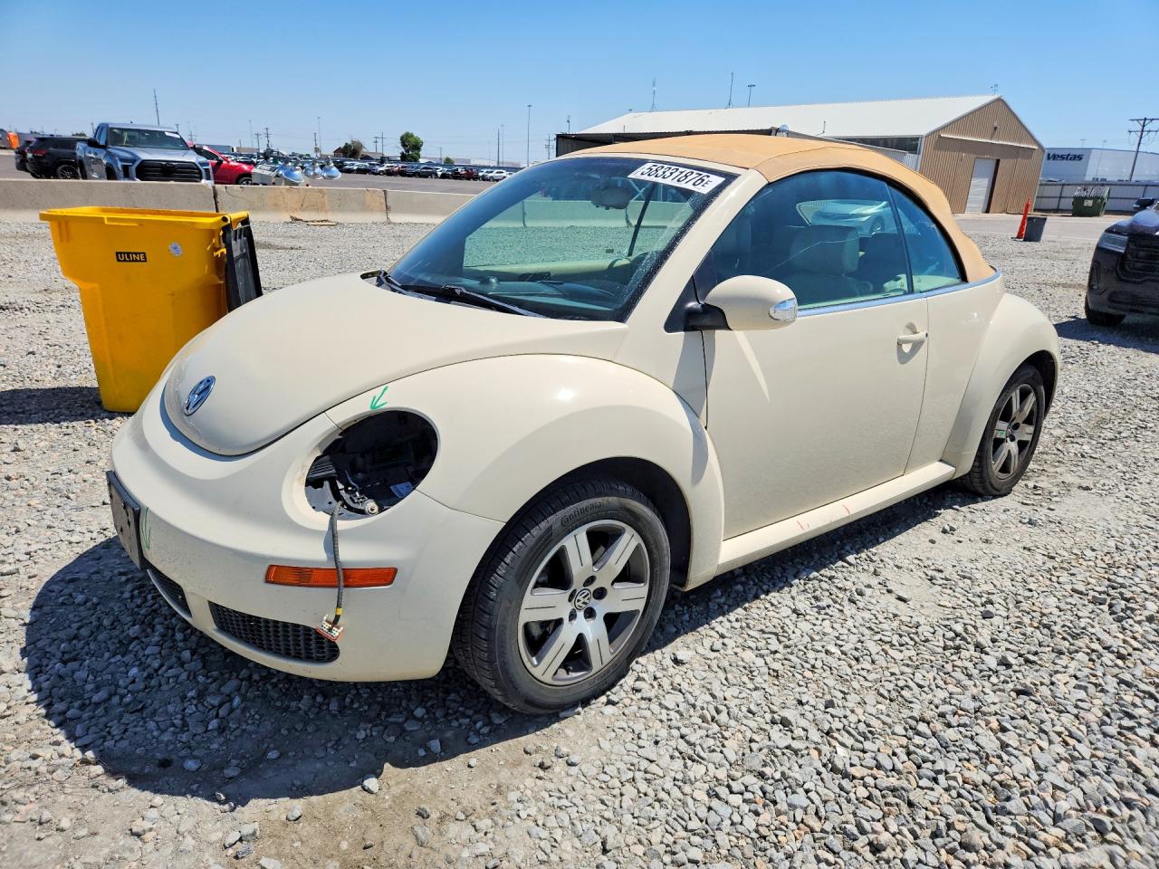 2006 Volkswagen New Beetle Convertible Option Package 1 Beige vin: 3VWRF31Y56M323703