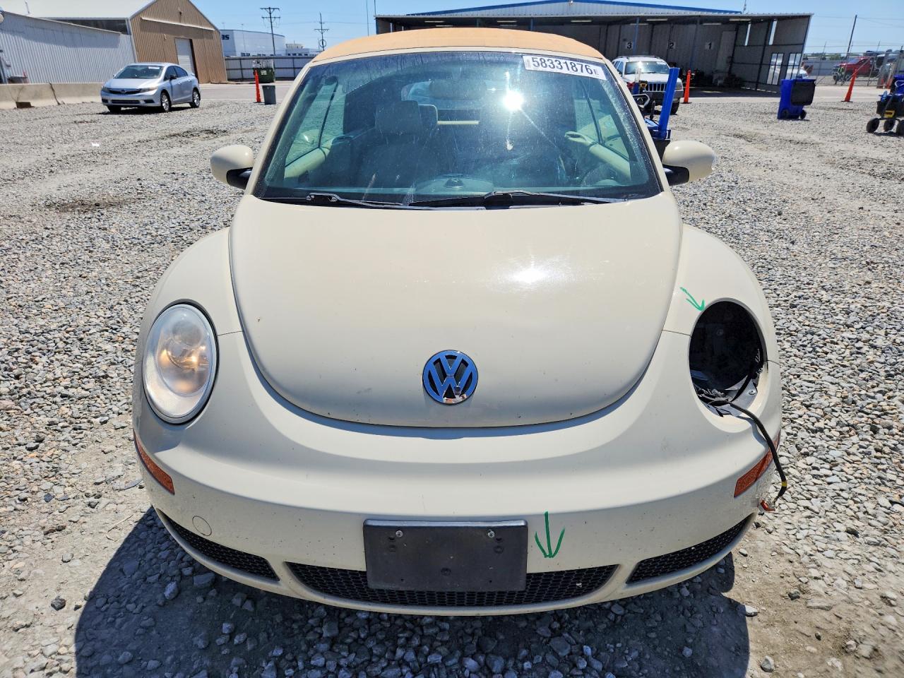 2006 Volkswagen New Beetle Convertible Option Package 1 Beige vin: 3VWRF31Y56M323703