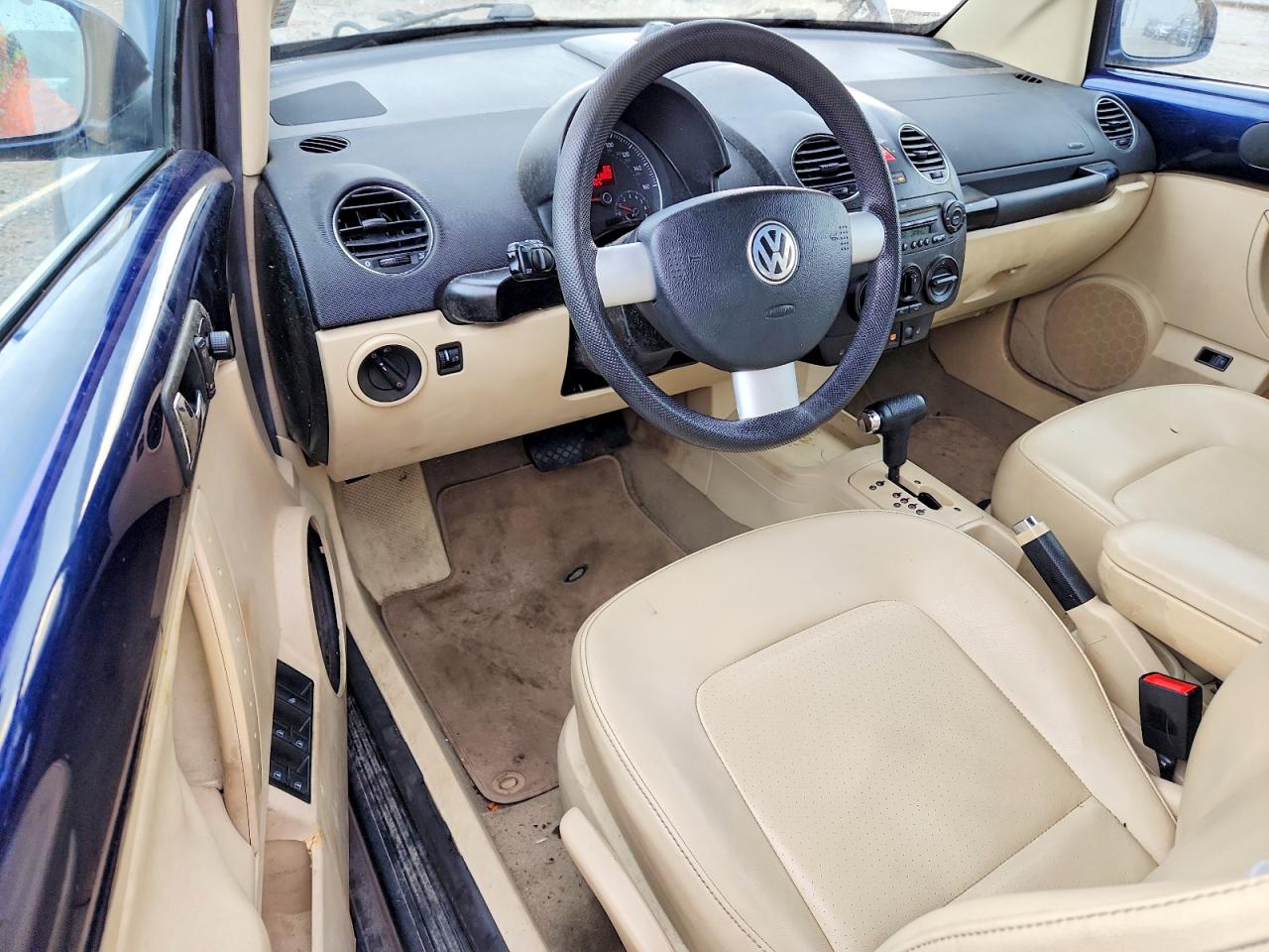 2006 Volkswagen New Beetle Convertible Option Package 1 Blue vin: 3VWRF31Y66M319529