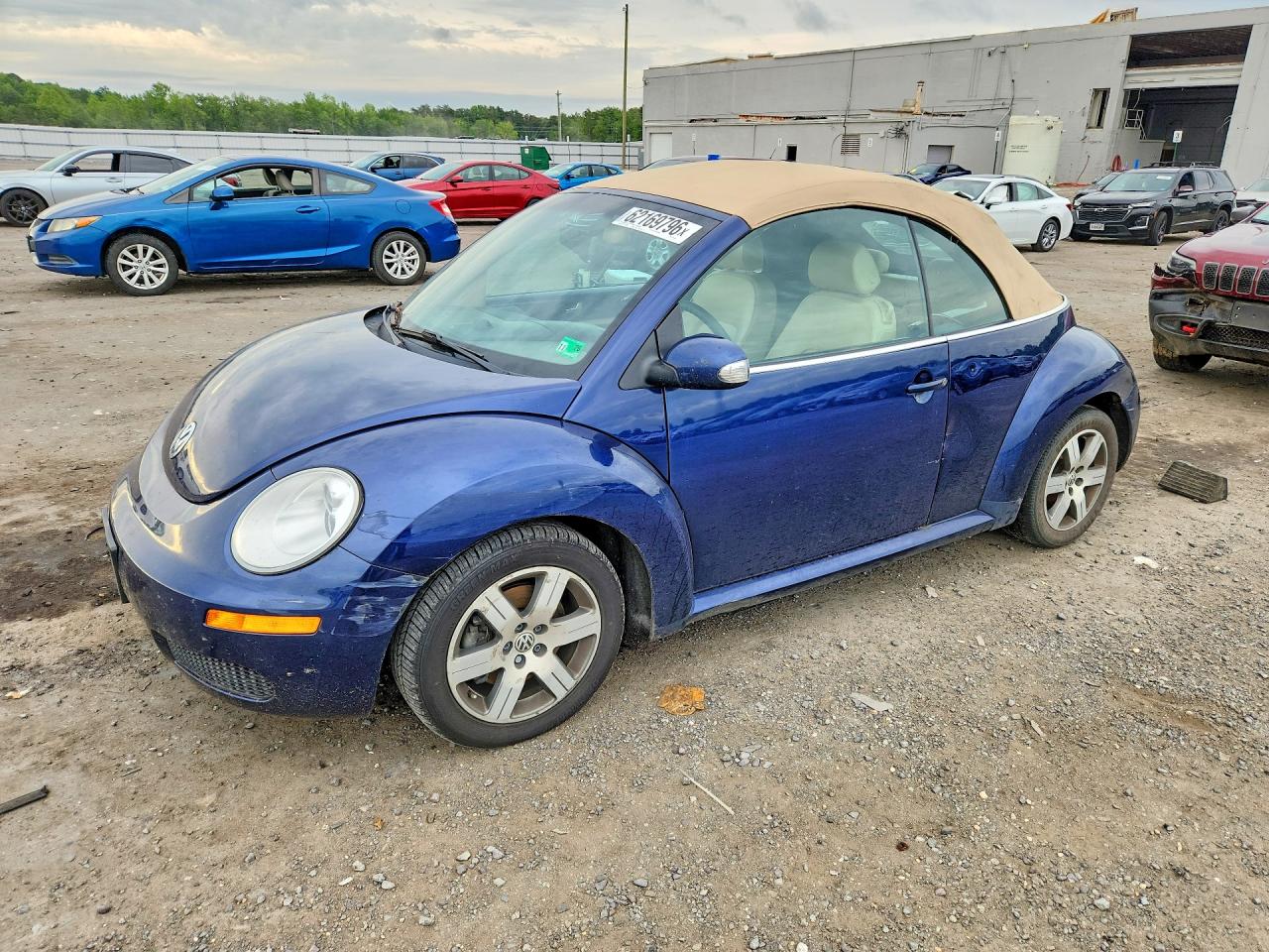 2006 Volkswagen New Beetle Convertible Option Package 1 Синий vin: 3VWRF31Y66M319529