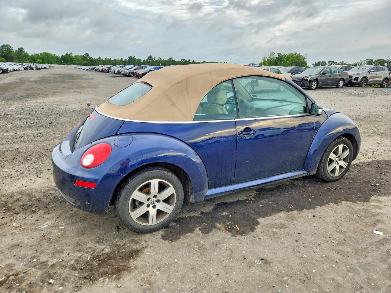 2006 Volkswagen New Beetle Convertible Option Package 1 Blue vin: 3VWRF31Y66M319529