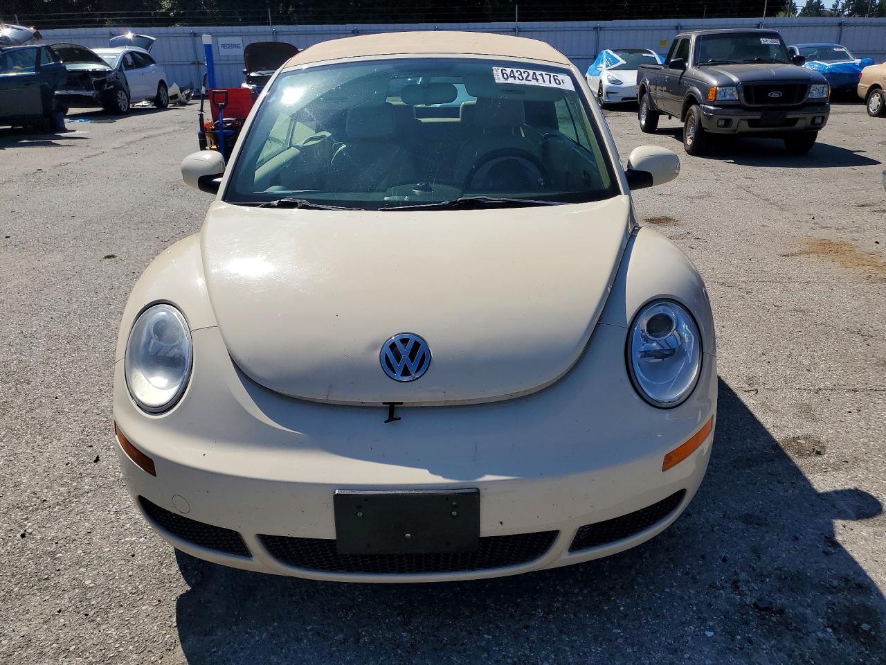 2008 Volkswagen New Beetle Convertible Se Cream vin: 3VWRF31Y68M402252