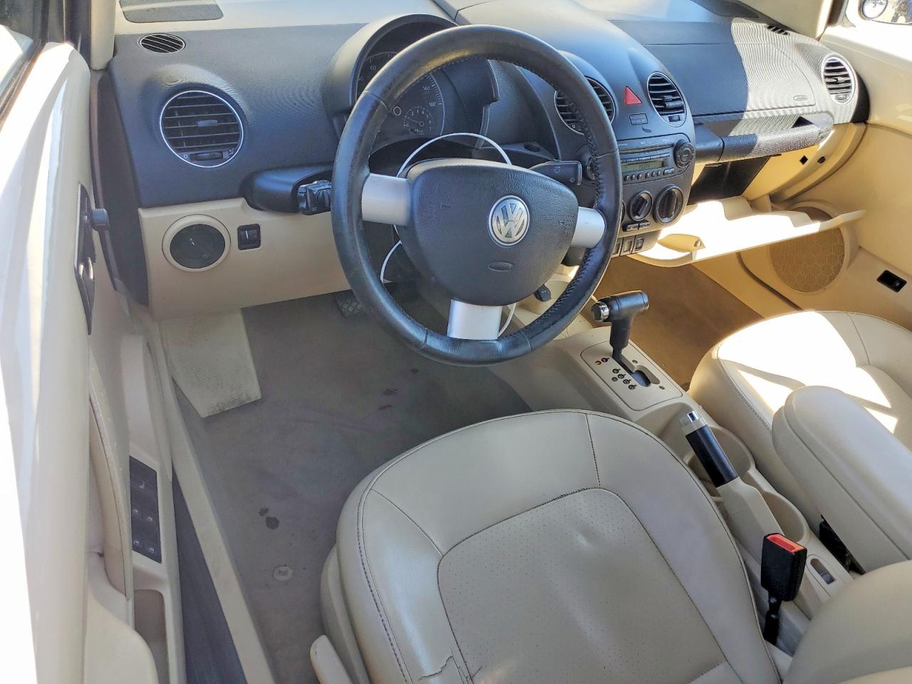 2008 Volkswagen New Beetle Convertible Se Cream vin: 3VWRF31Y68M402252