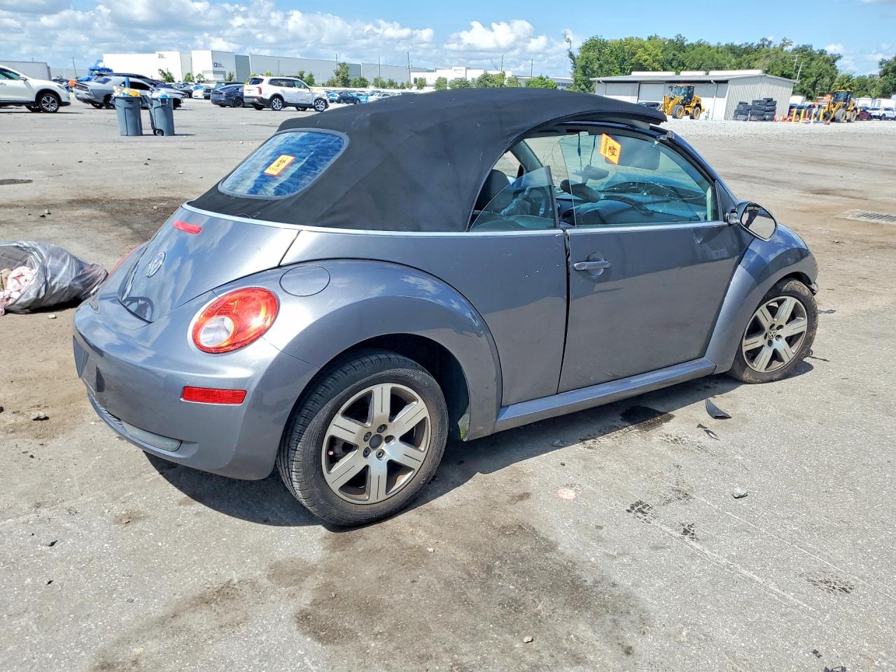 2006 Volkswagen New Beetle Convertible Option Package 1 Gray vin: 3VWRF31Y76M308569