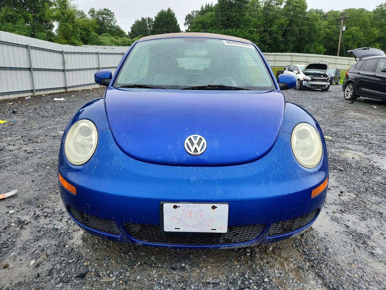 2007 Volkswagen New Beetle Convertible Option Package 1 Blue vin: 3VWRF31Y77M401738