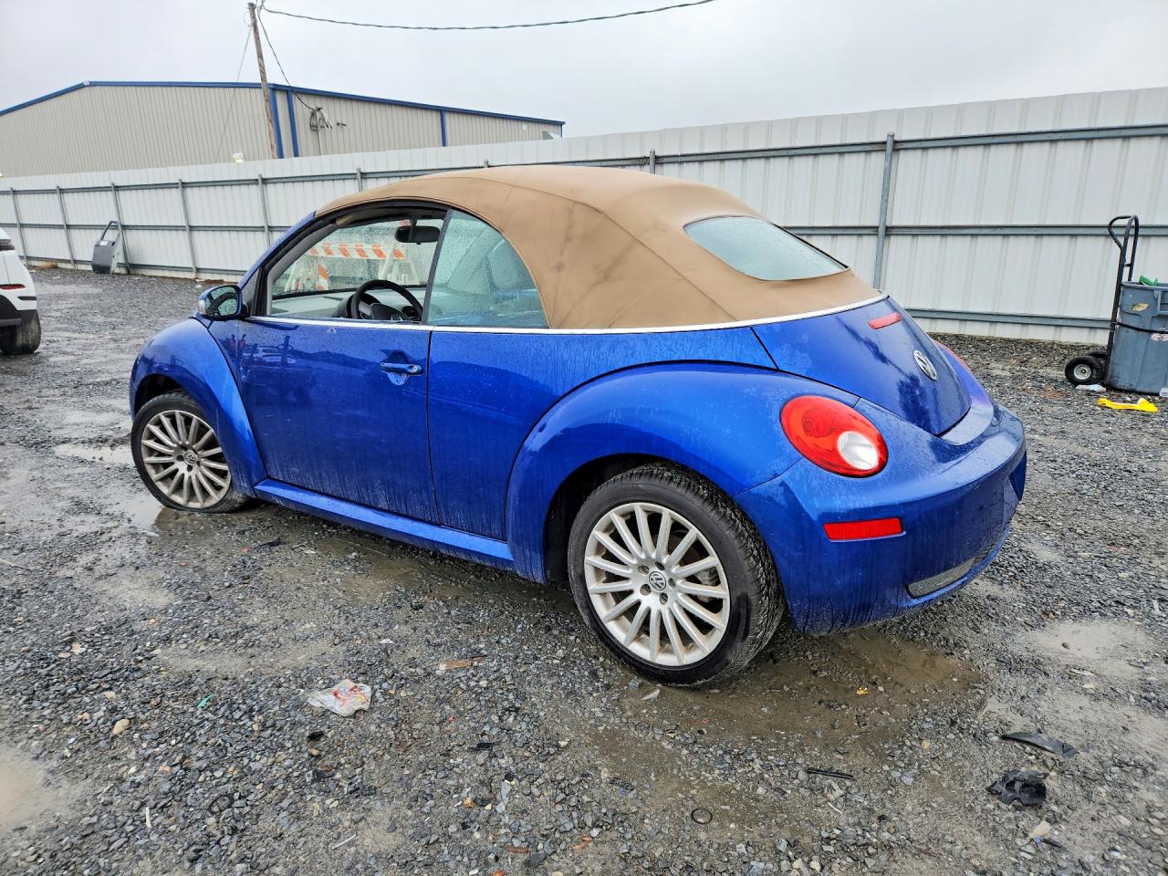 2007 Volkswagen New Beetle Convertible Option Package 1 Blue vin: 3VWRF31Y77M401738