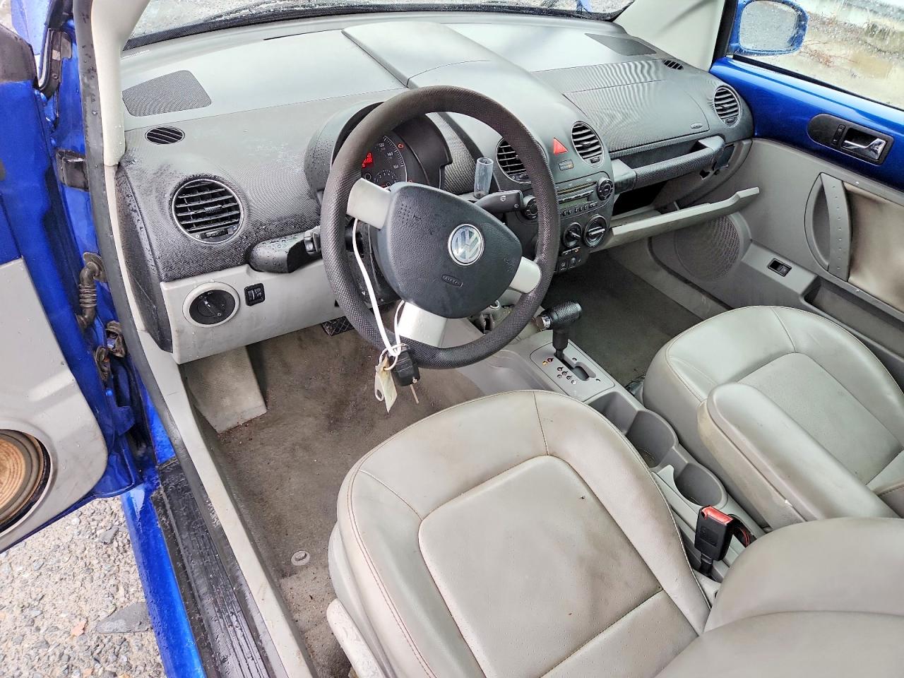 2007 Volkswagen New Beetle Convertible Option Package 1 Blue vin: 3VWRF31Y77M401738