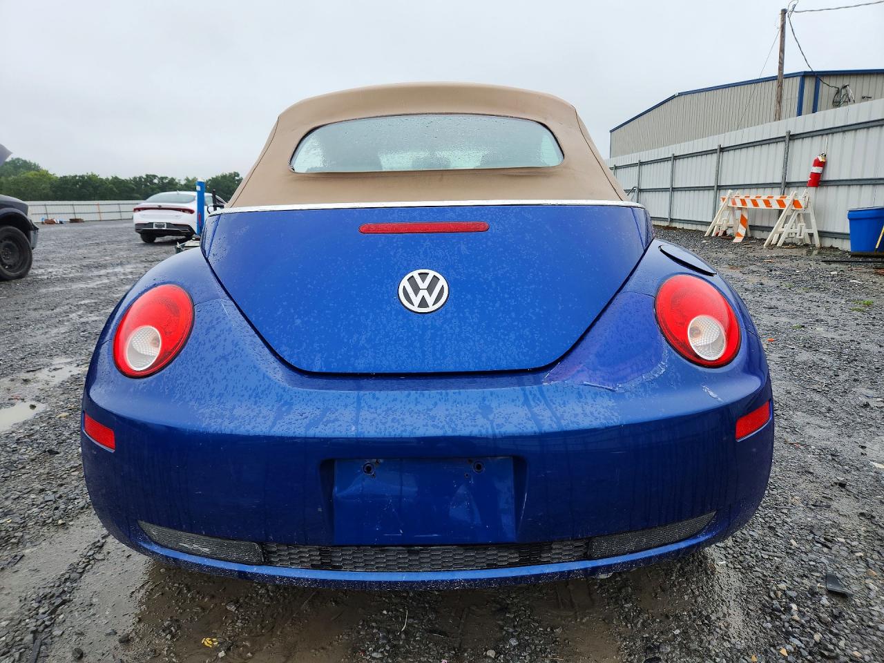 2007 Volkswagen New Beetle Convertible Option Package 1 Blue vin: 3VWRF31Y77M401738