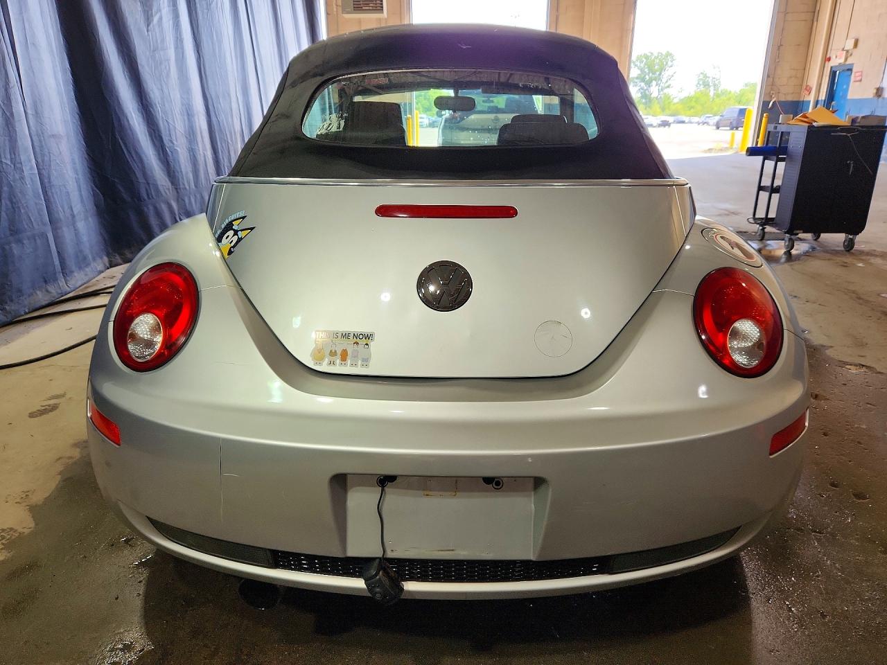2007 Volkswagen New Beetle Convertible Option Package 1 Silver vin: 3VWRF31Y77M412299