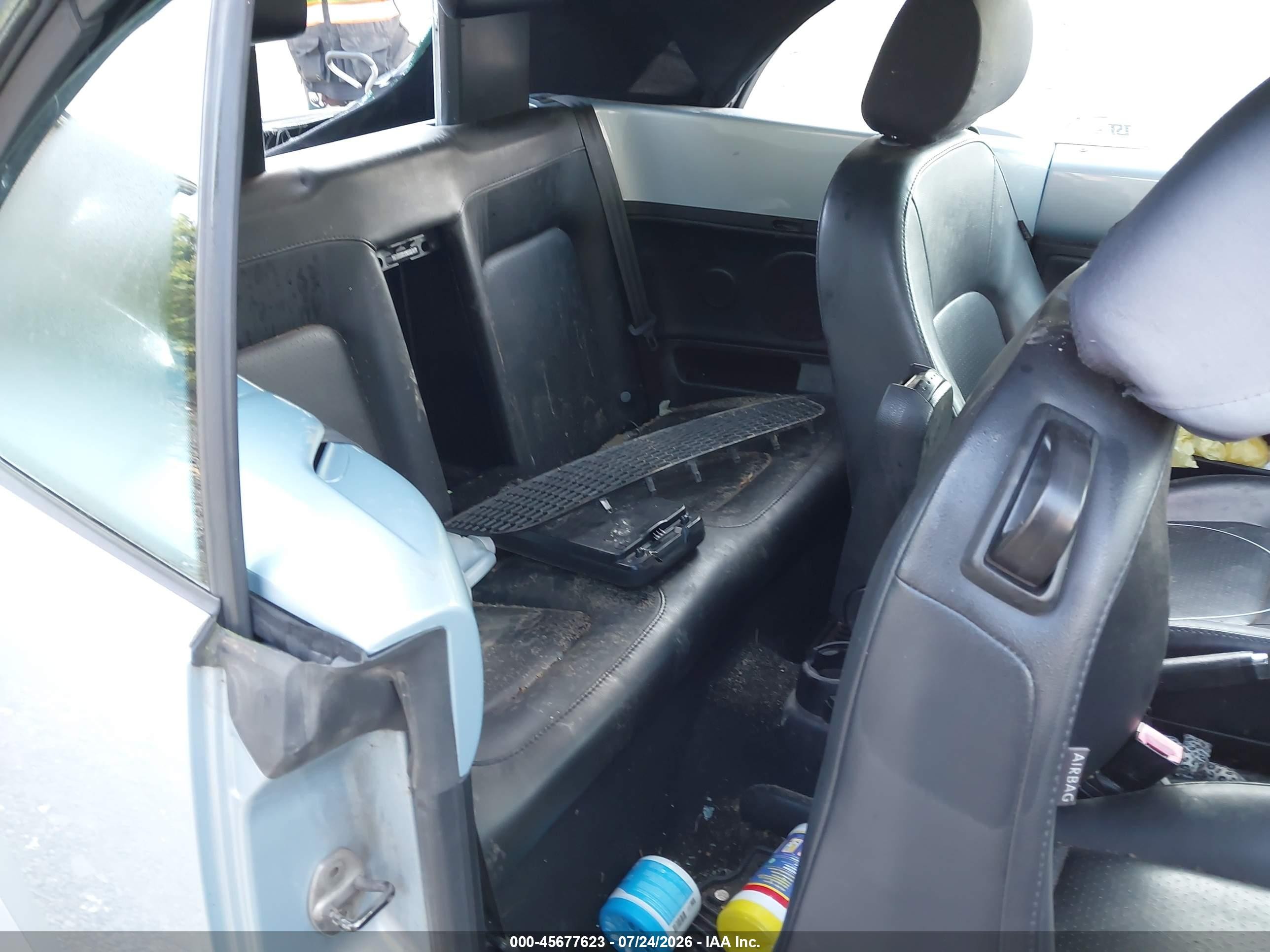 2009 Volkswagen New Beetle 2.5l Light Blue vin: 3VWRF31Y89M402187