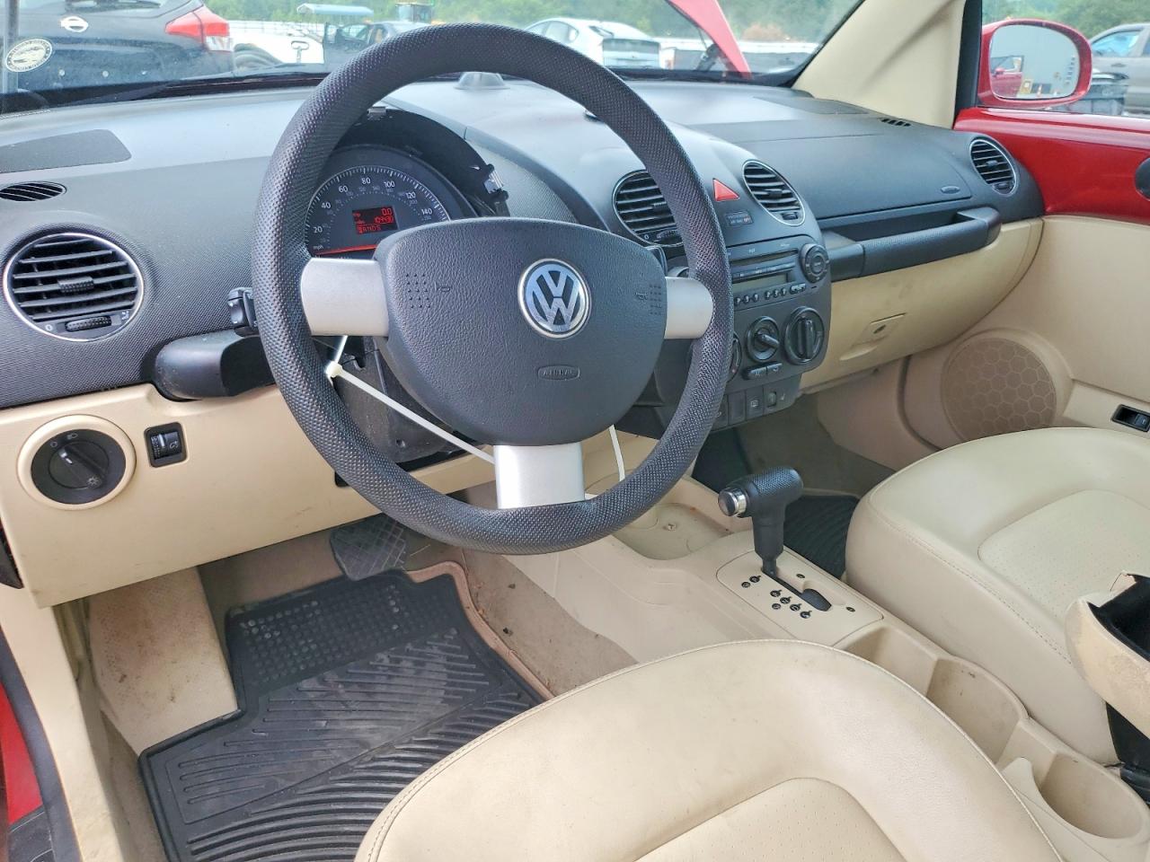 2006 Volkswagen New Beetle Convertible Option Package 1 Red vin: 3VWRF31YX6M327908