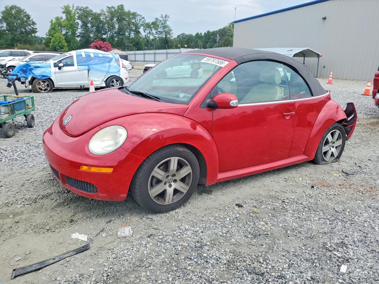 2006 Volkswagen New Beetle Convertible Option Package 1 Red vin: 3VWRF31YX6M327908