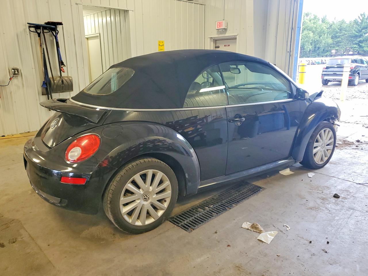 2009 Volkswagen New Beetle S Black vin: 3VWRF31YX9M400845