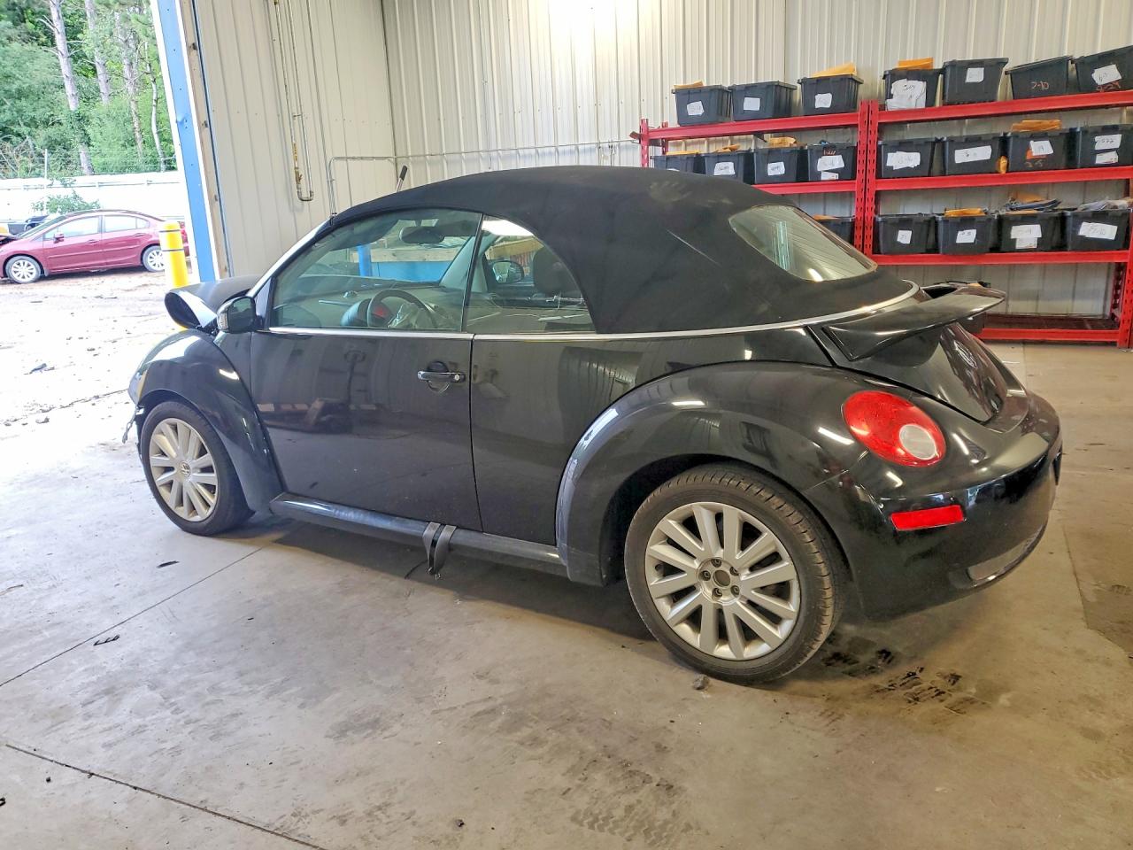 2009 Volkswagen New Beetle S Black vin: 3VWRF31YX9M400845