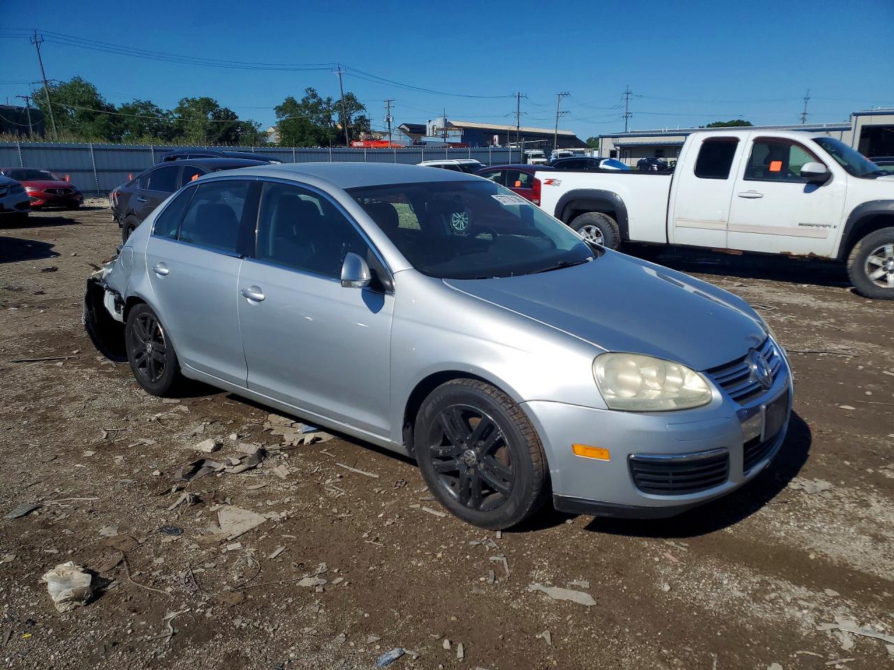 2006 Volkswagen Jetta 2.5 Silver vin: 3VWRF71K16M752789