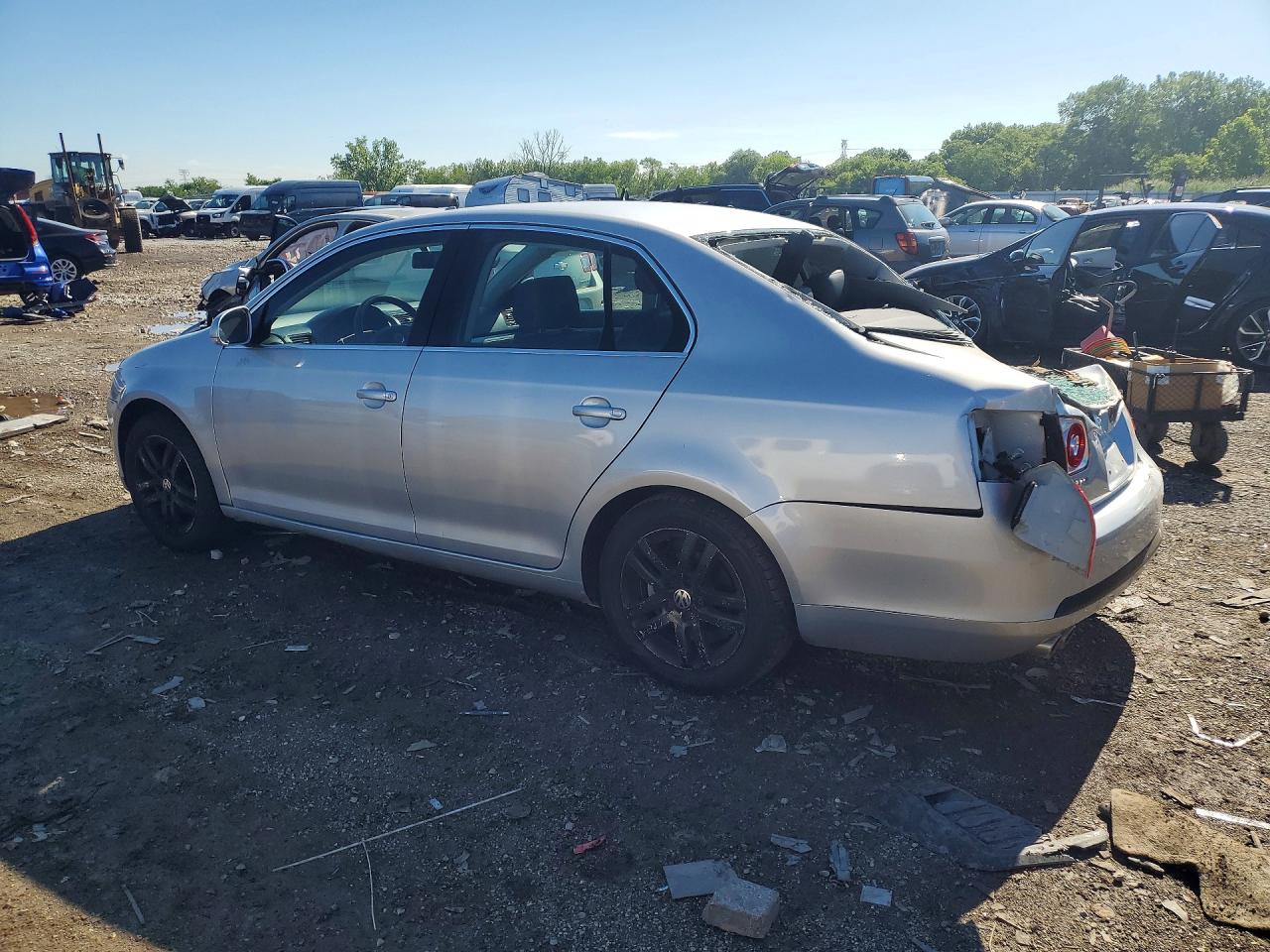 2006 Volkswagen Jetta 2.5 Silver vin: 3VWRF71K16M752789
