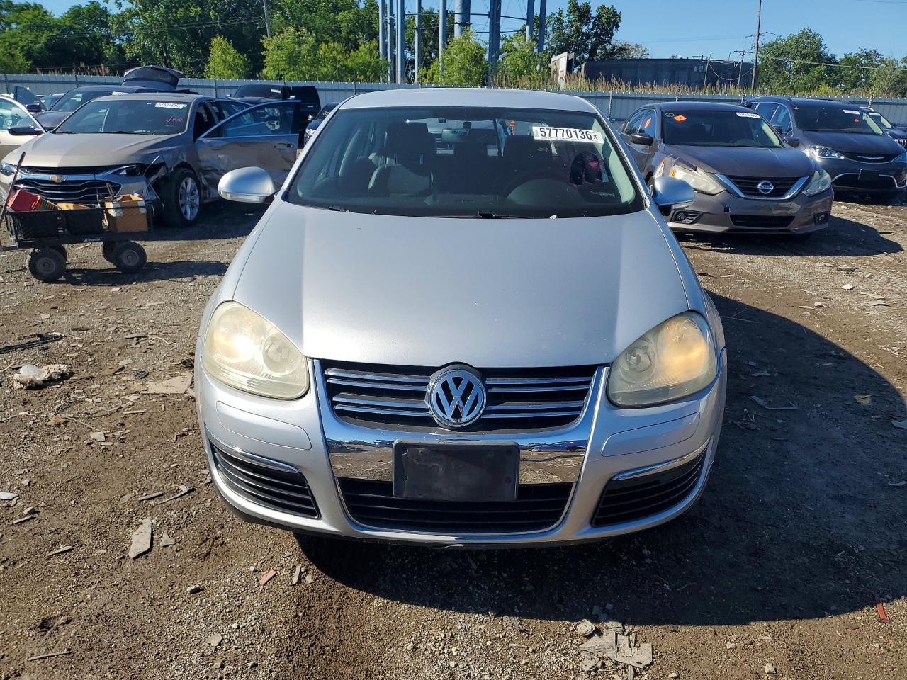 2006 Volkswagen Jetta 2.5 Silver vin: 3VWRF71K16M752789