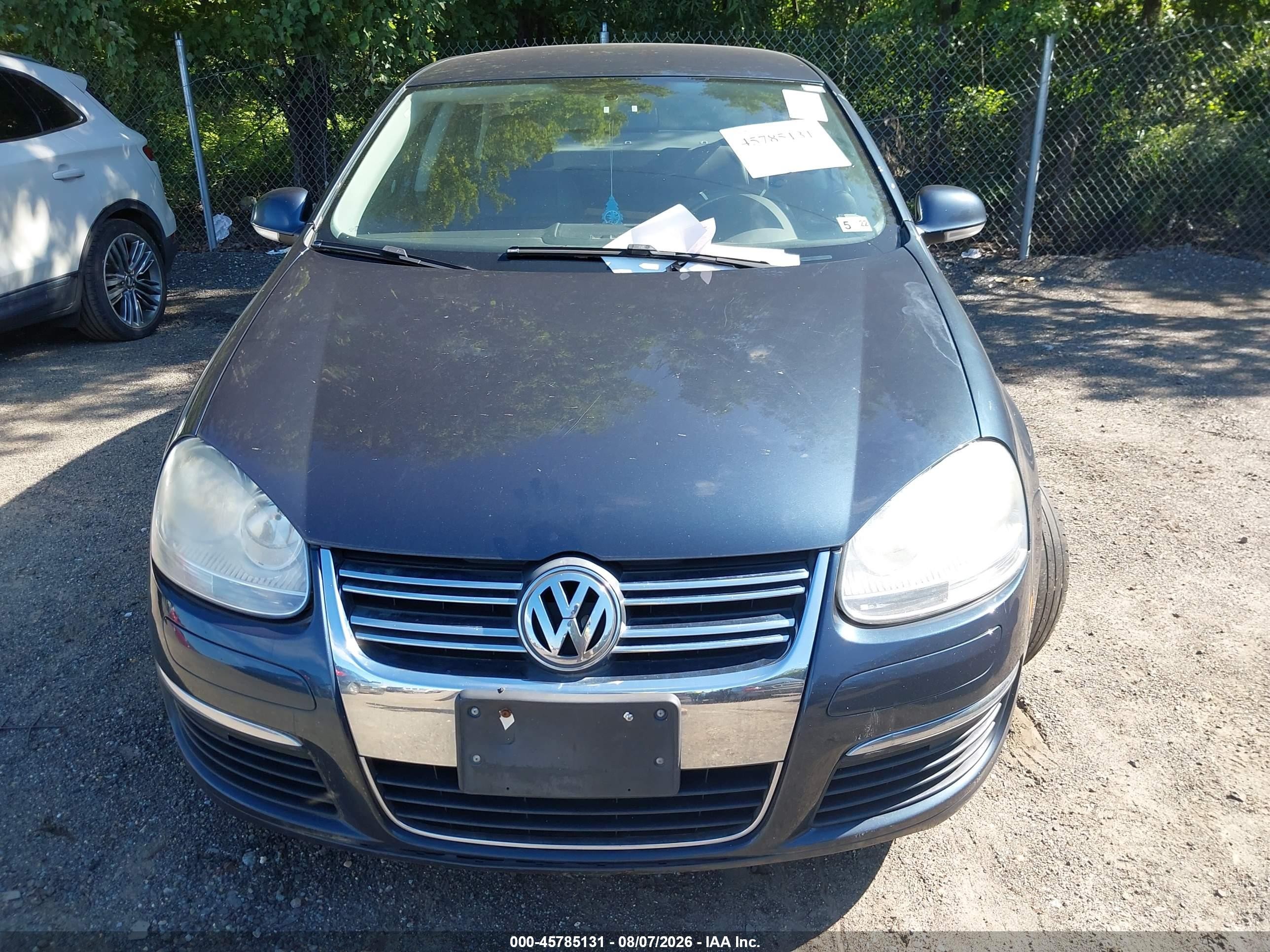 2007 Volkswagen Jetta 2.5 Blue vin: 3VWRF71K17M065314